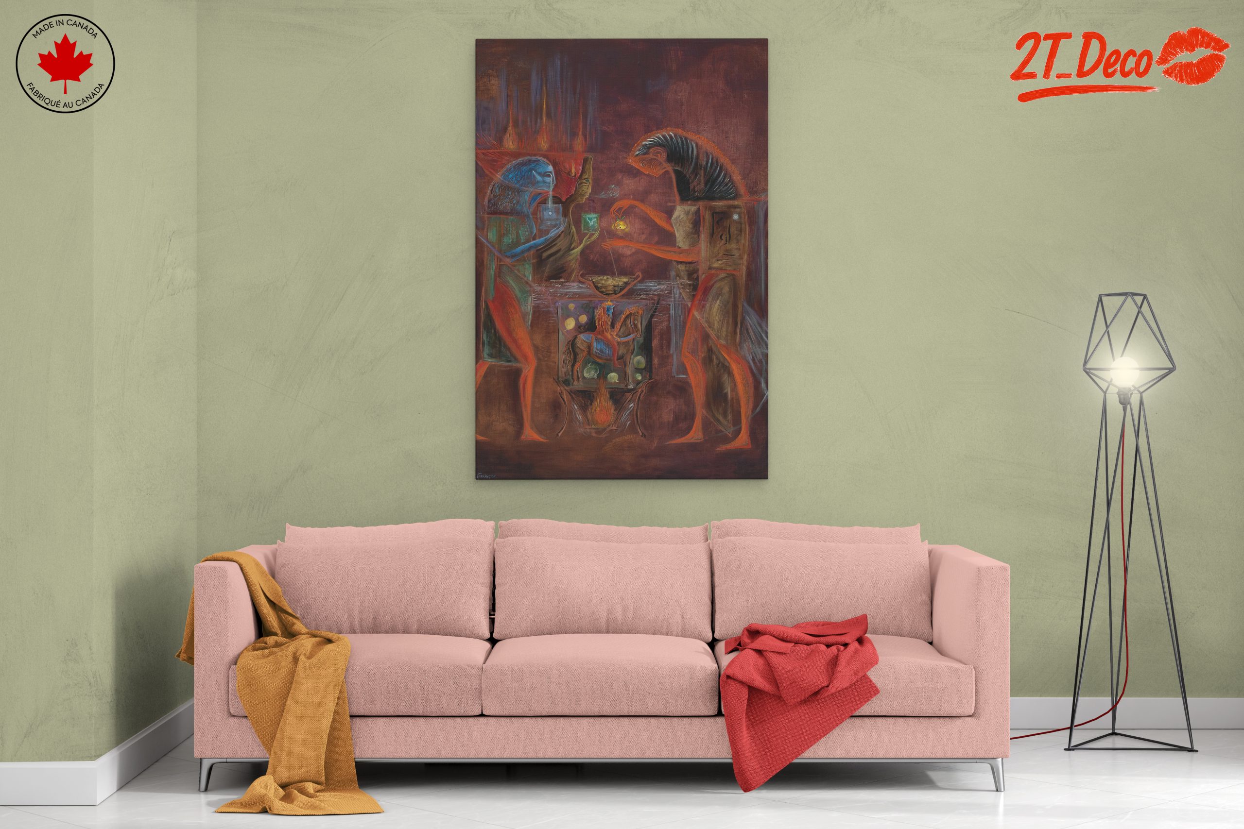 Surrealist Artwork of Nature and Fantasy Elements - Image 2