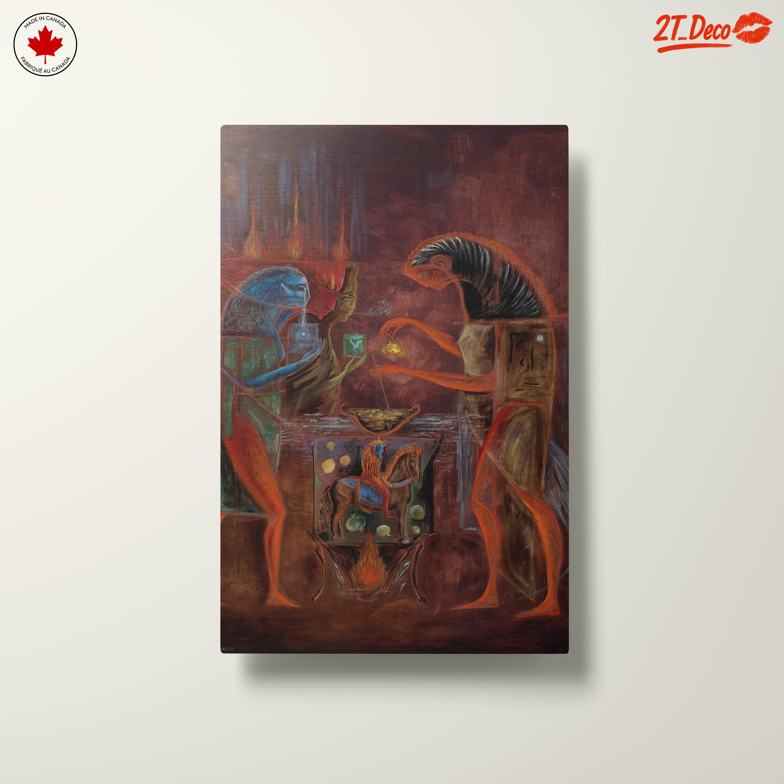 Surrealist Artwork of Nature and Fantasy Elements - Image 10