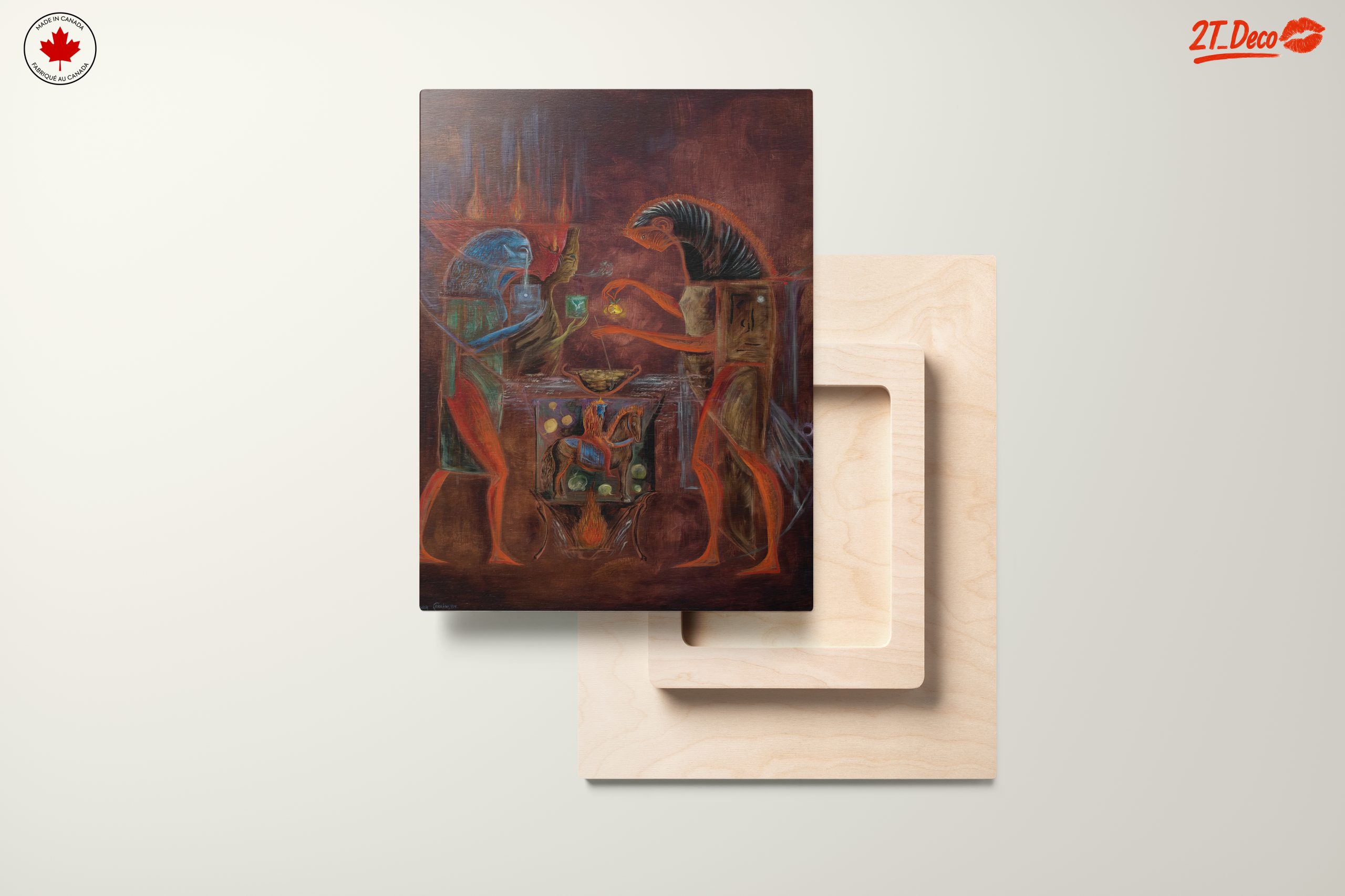 Surrealist Artwork of Nature and Fantasy Elements - Image 11