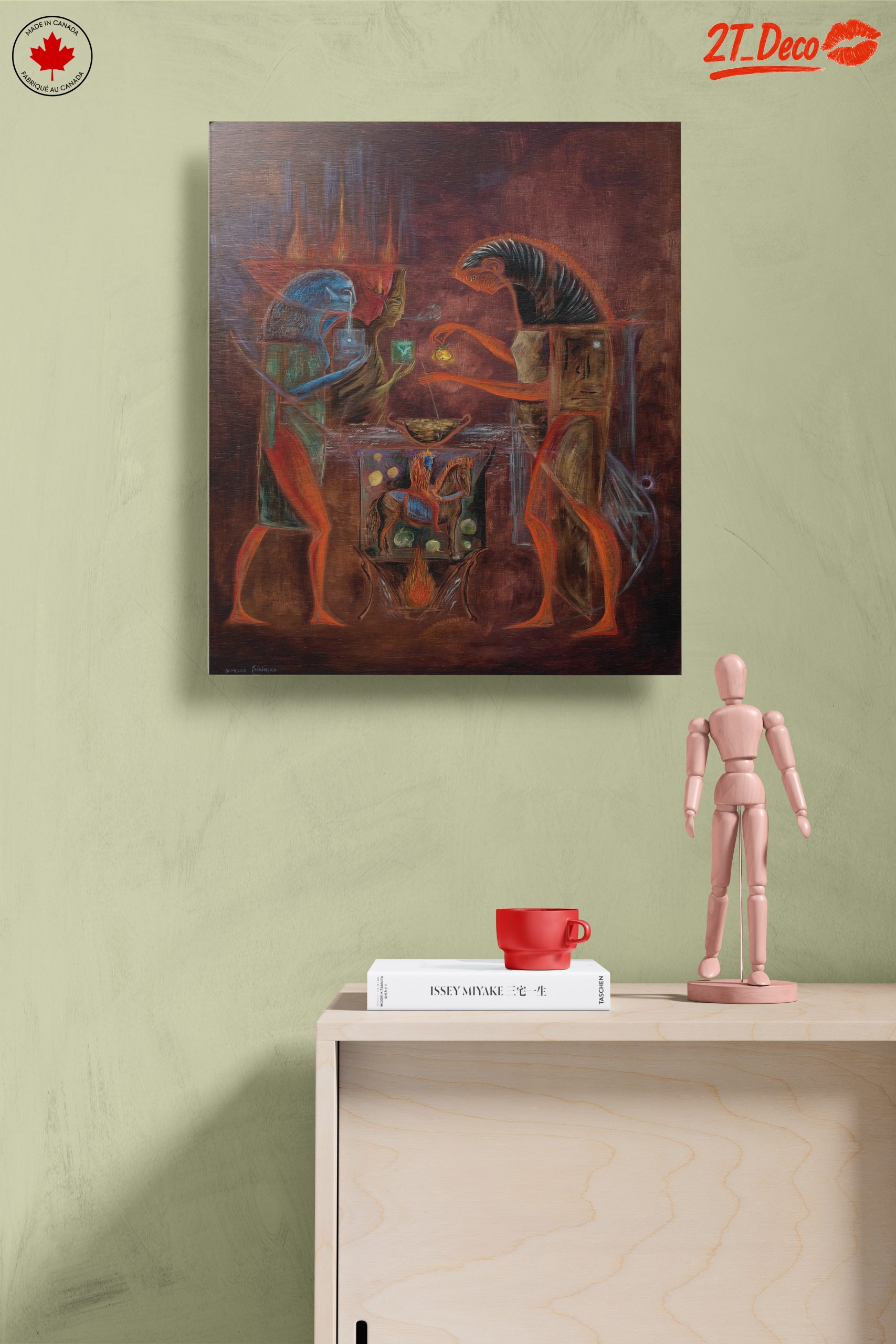 Surrealist Artwork of Nature and Fantasy Elements - Image 14