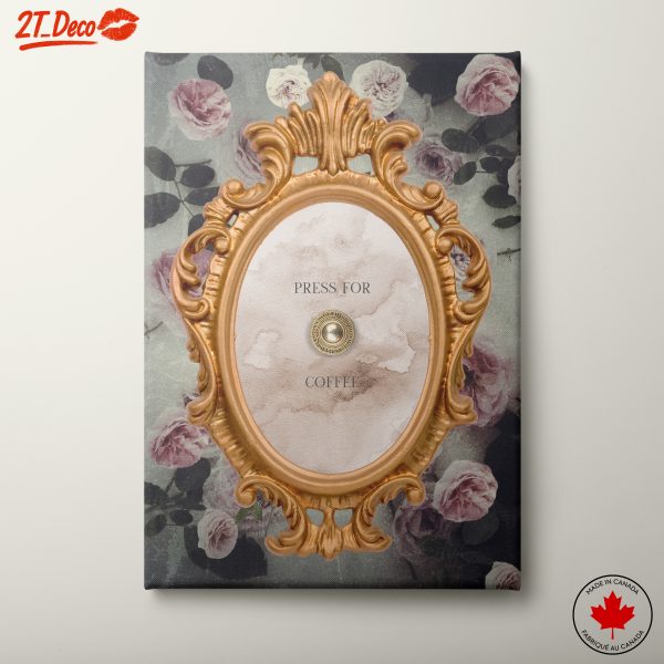 Press For Coffee Decorative Wall Art