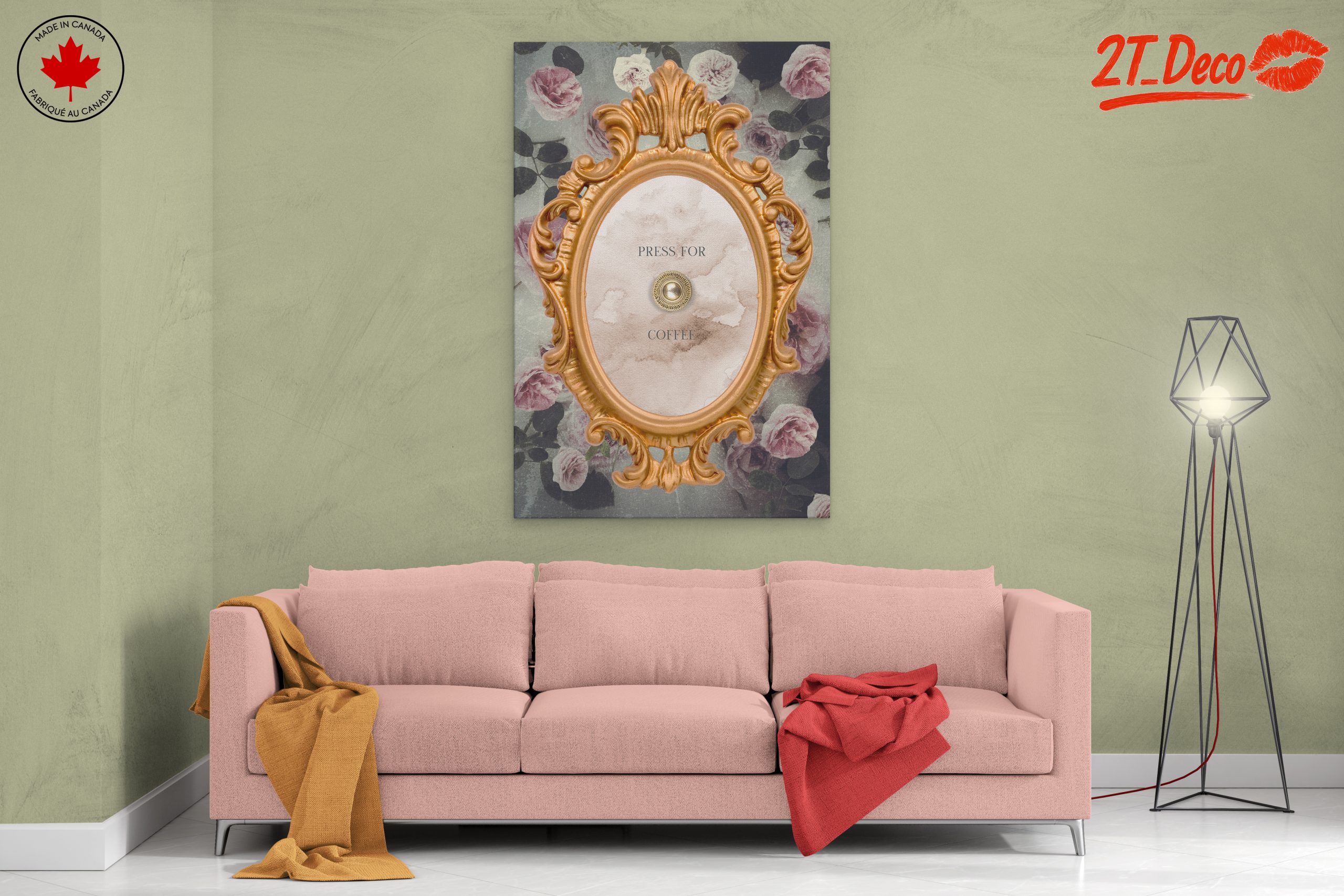 Press For Coffee Decorative Wall Art - Image 2