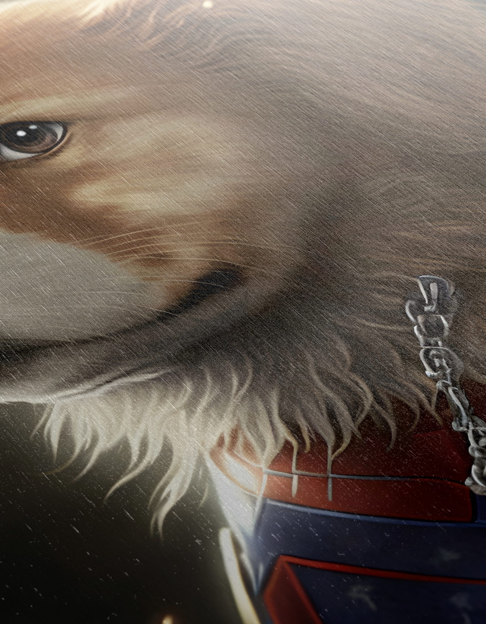 Heroic Dog Portrait with Comic Elements - Image 12
