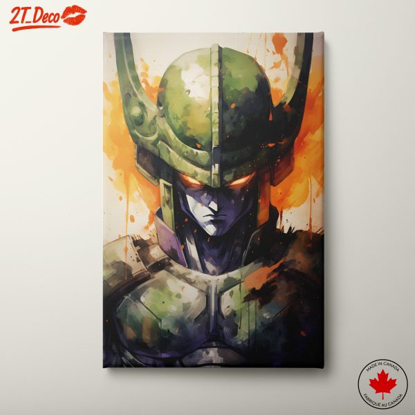 Energetic Character Illustration with Vibrant Colors