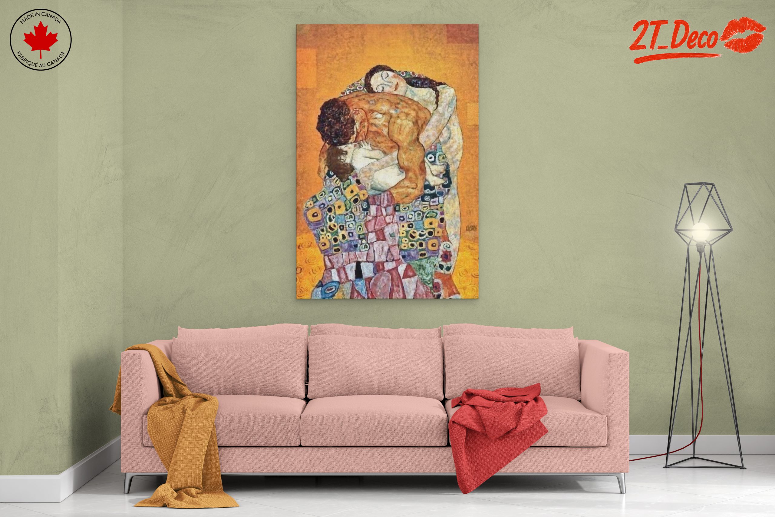 Emotive Contemporary Couple Portrait - Image 2