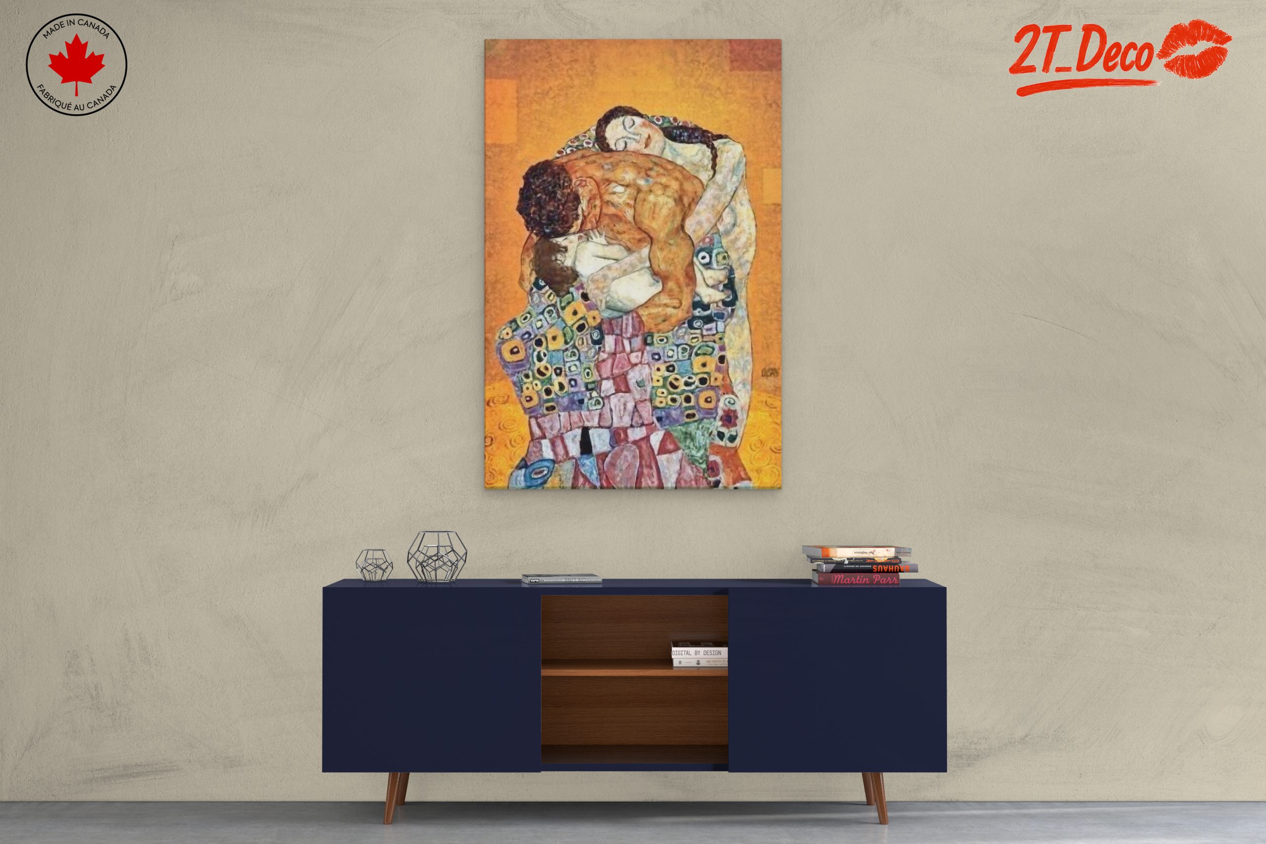 Emotive Contemporary Couple Portrait - Image 3