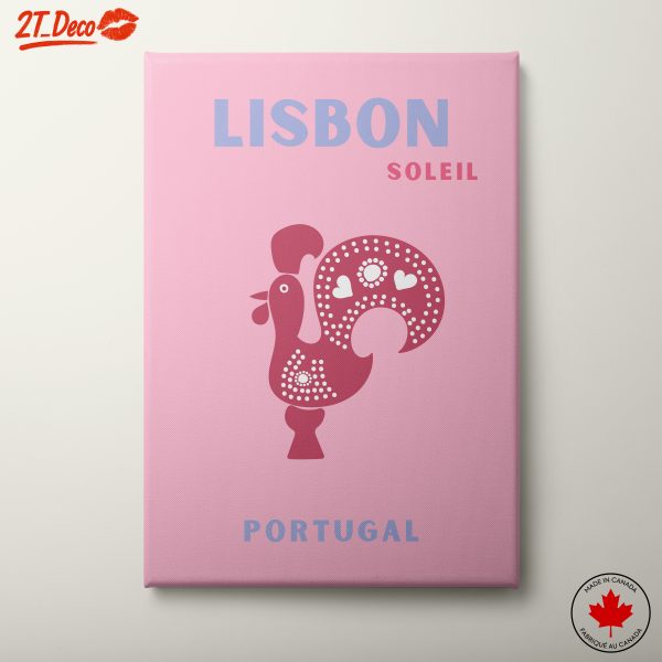 Lisbon Coastal Rooster Art