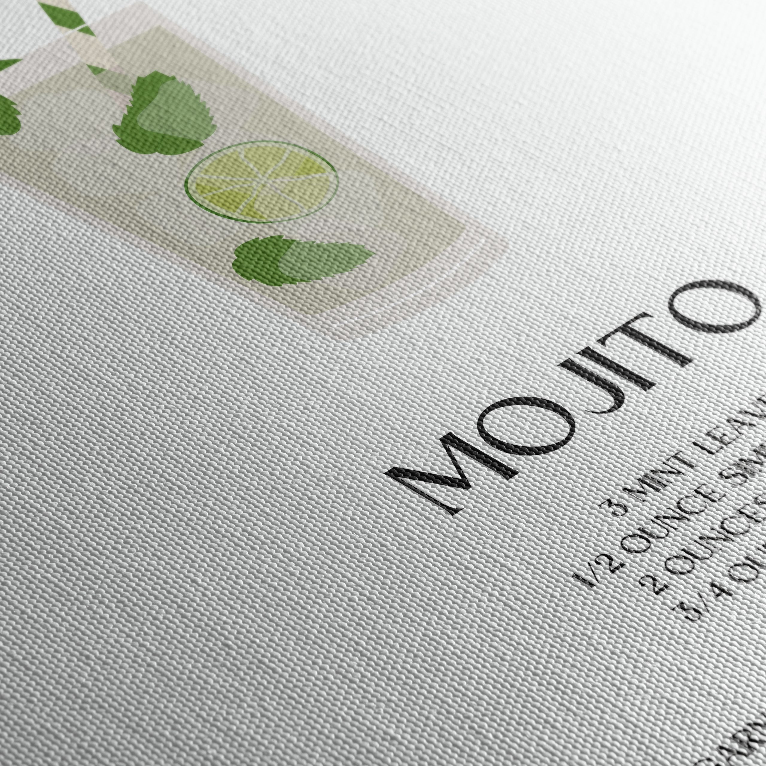 Stylized Mojito Drink Illustration Art - Image 5