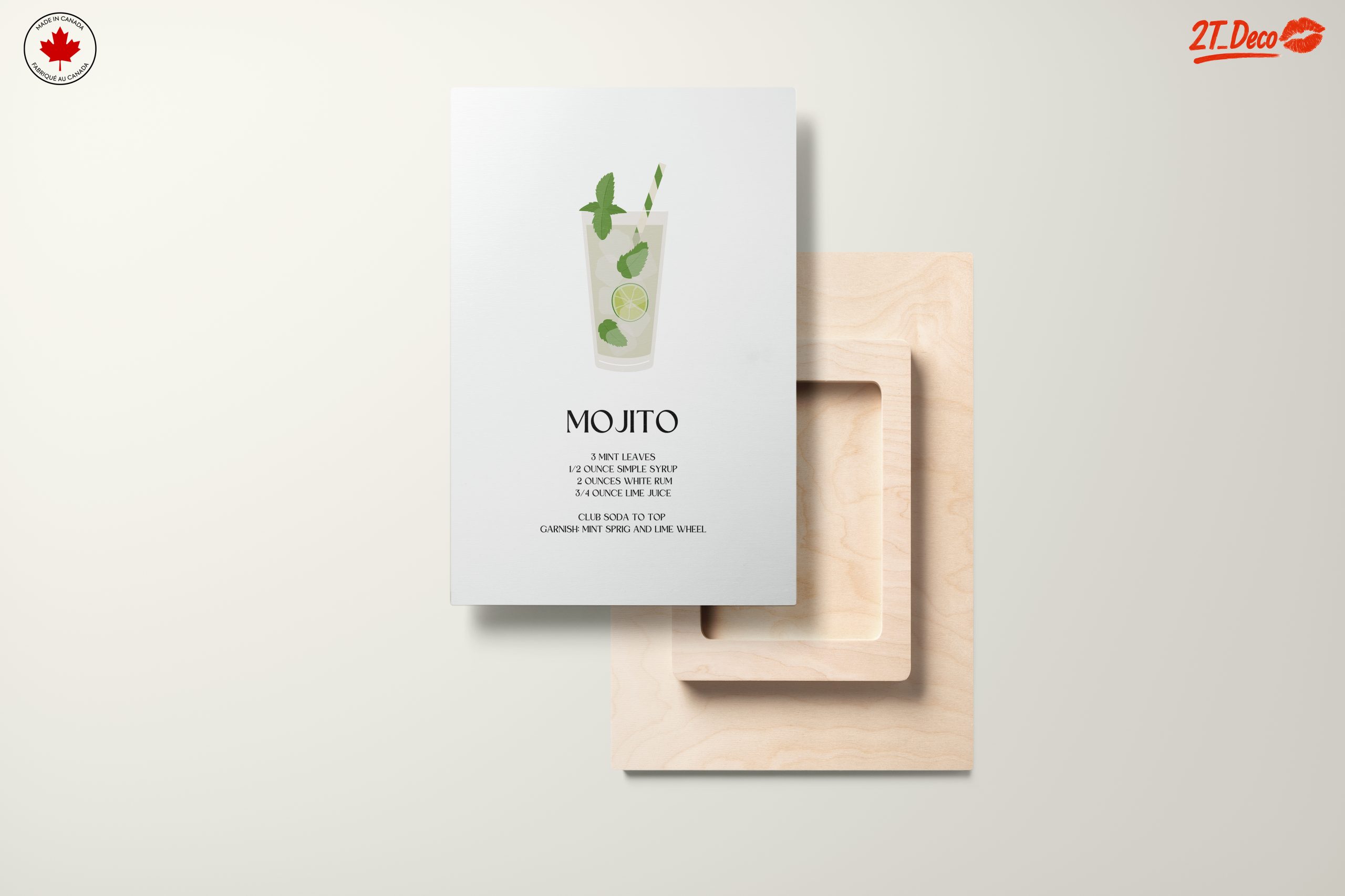 Stylized Mojito Drink Illustration Art - Image 11