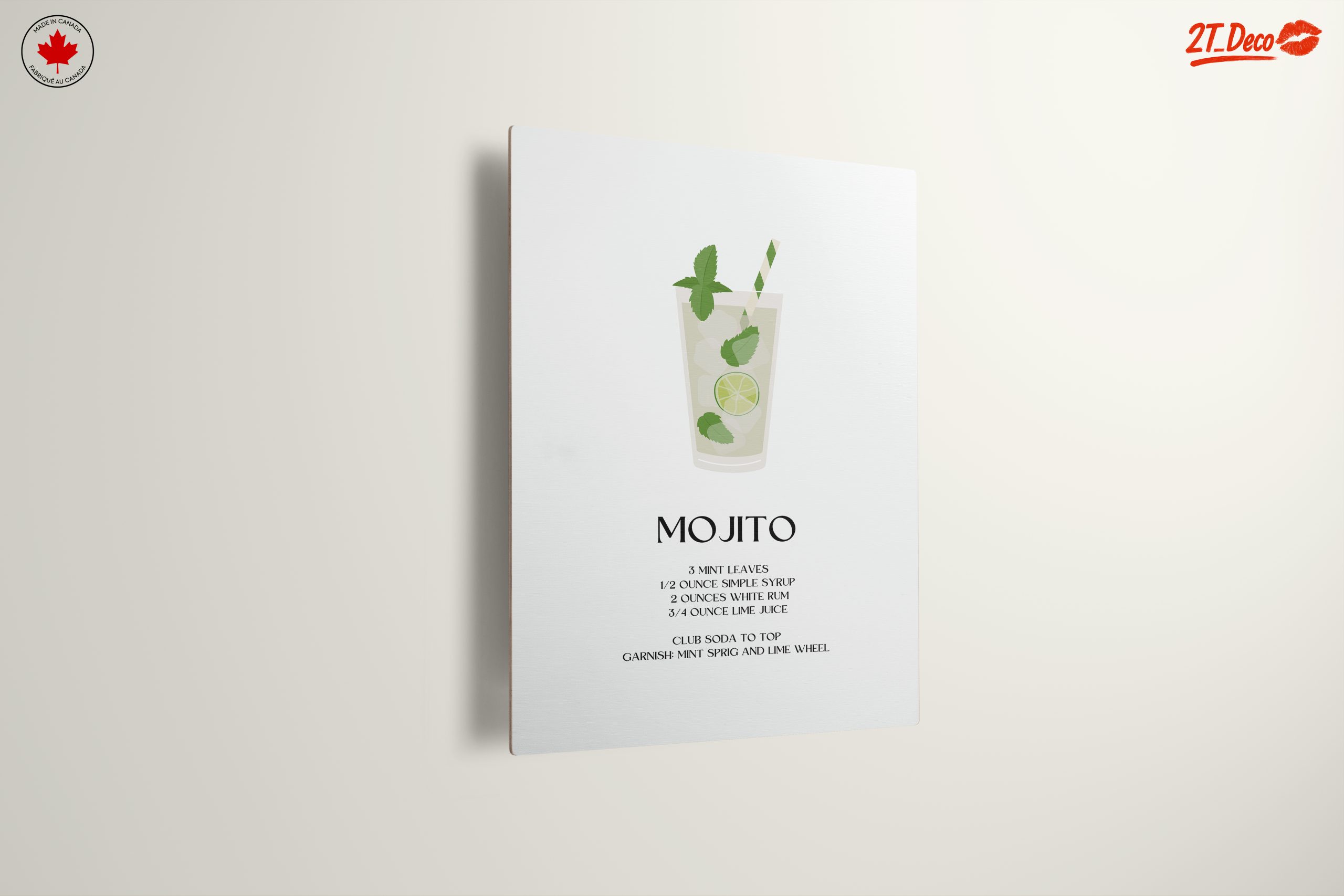 Stylized Mojito Drink Illustration Art - Image 13