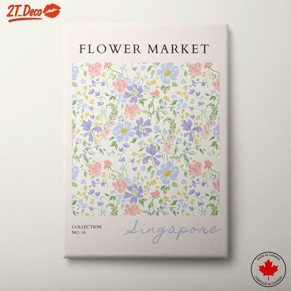 Flower Market Floral Pattern from Singapore