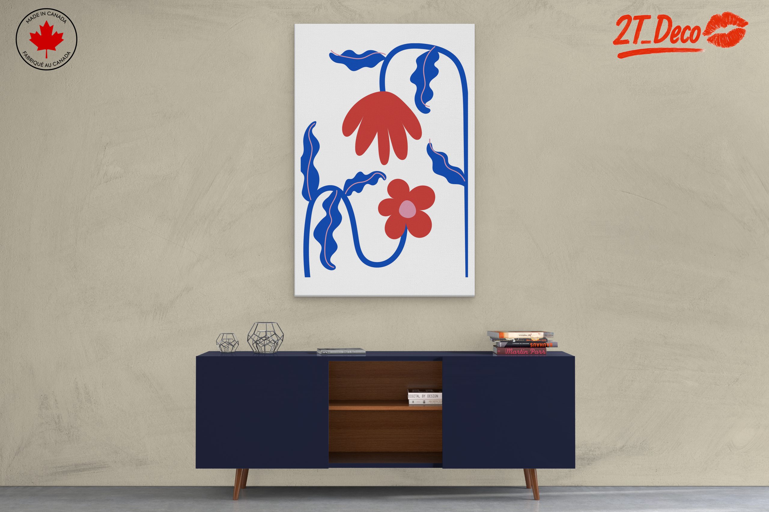 Colorful Abstract Botanical Art 3 - Image 3