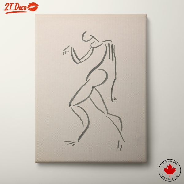 Stylized Abstract Figure Art 3