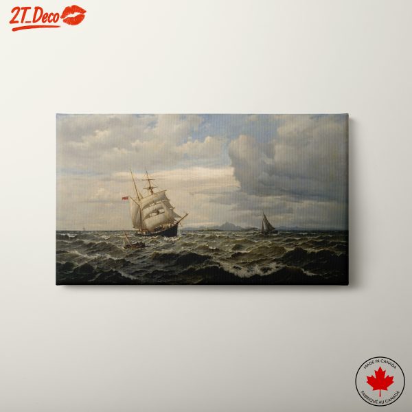 Majestic Ships in Stormy Seas