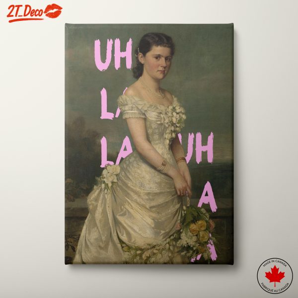 Elegant Portrait of a Lady in White Dress