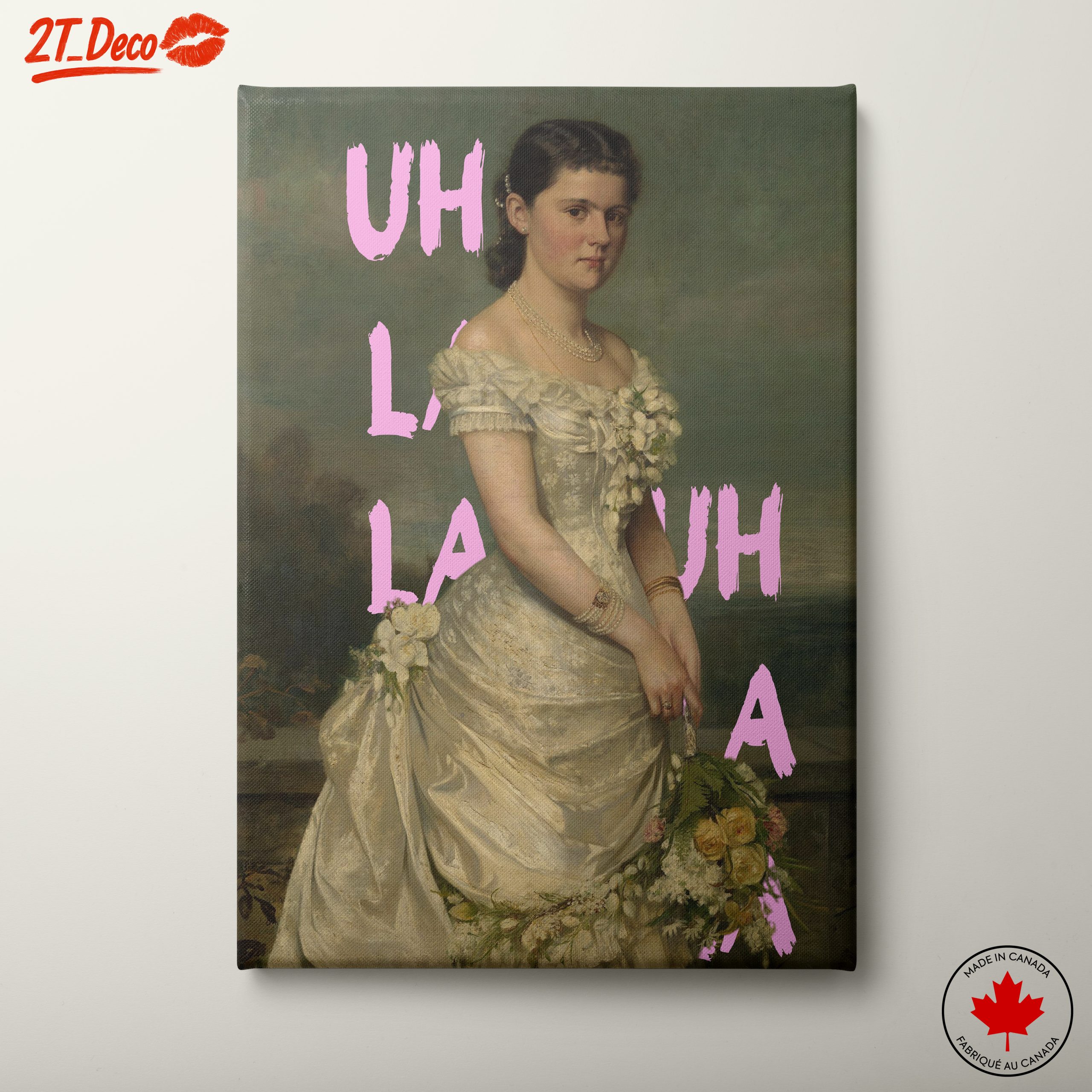 Elegant Portrait of a Lady in White Dress