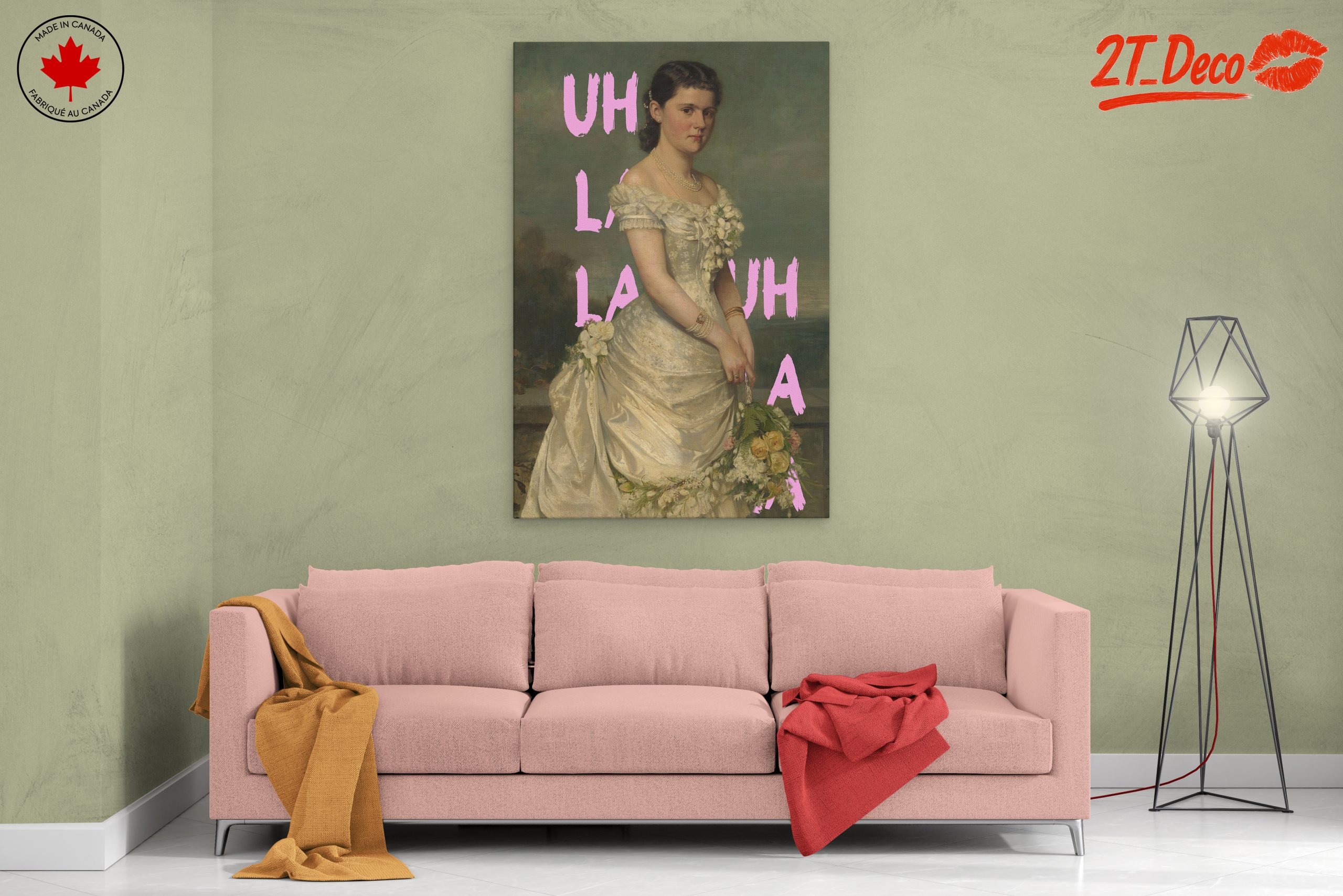 Elegant Portrait of a Lady in White Dress - Image 2