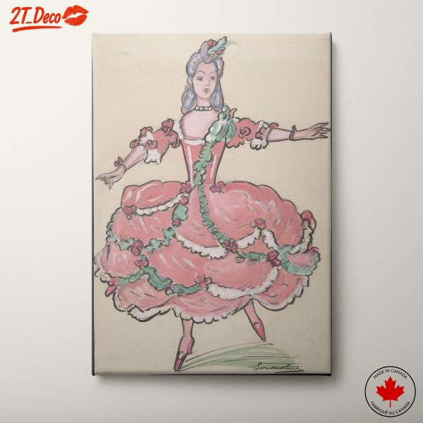 Stylized Character Art Print in Colorful Design
