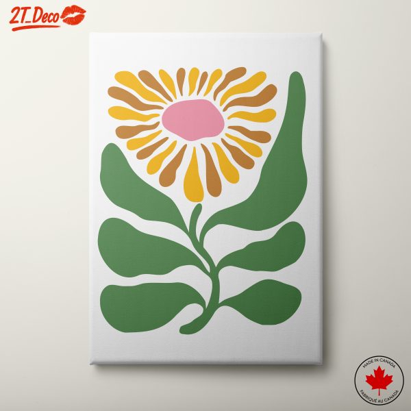 Stylized Botanical Flower Art 6