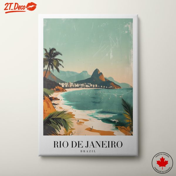 Scenic Beach View of Rio de Janeiro