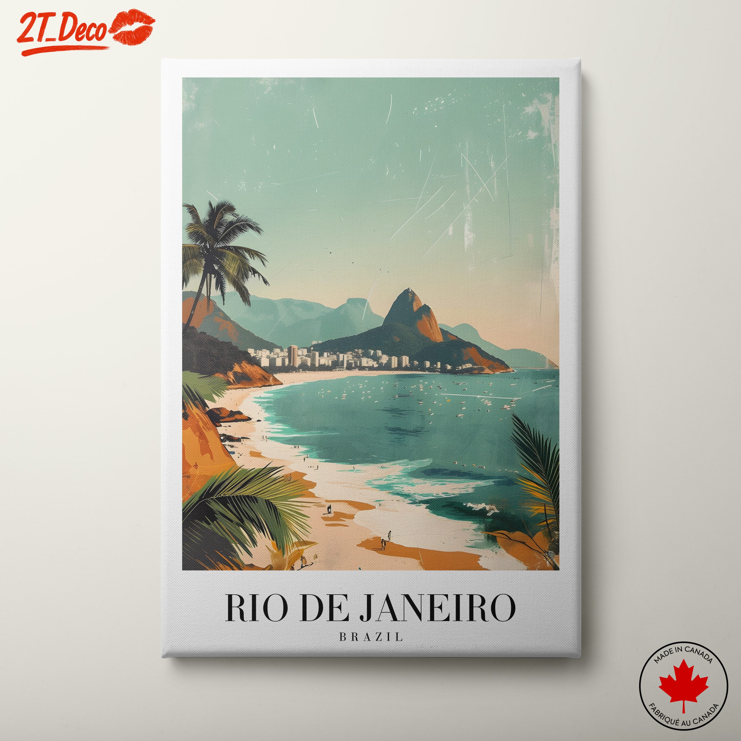Scenic Beach View of Rio de Janeiro