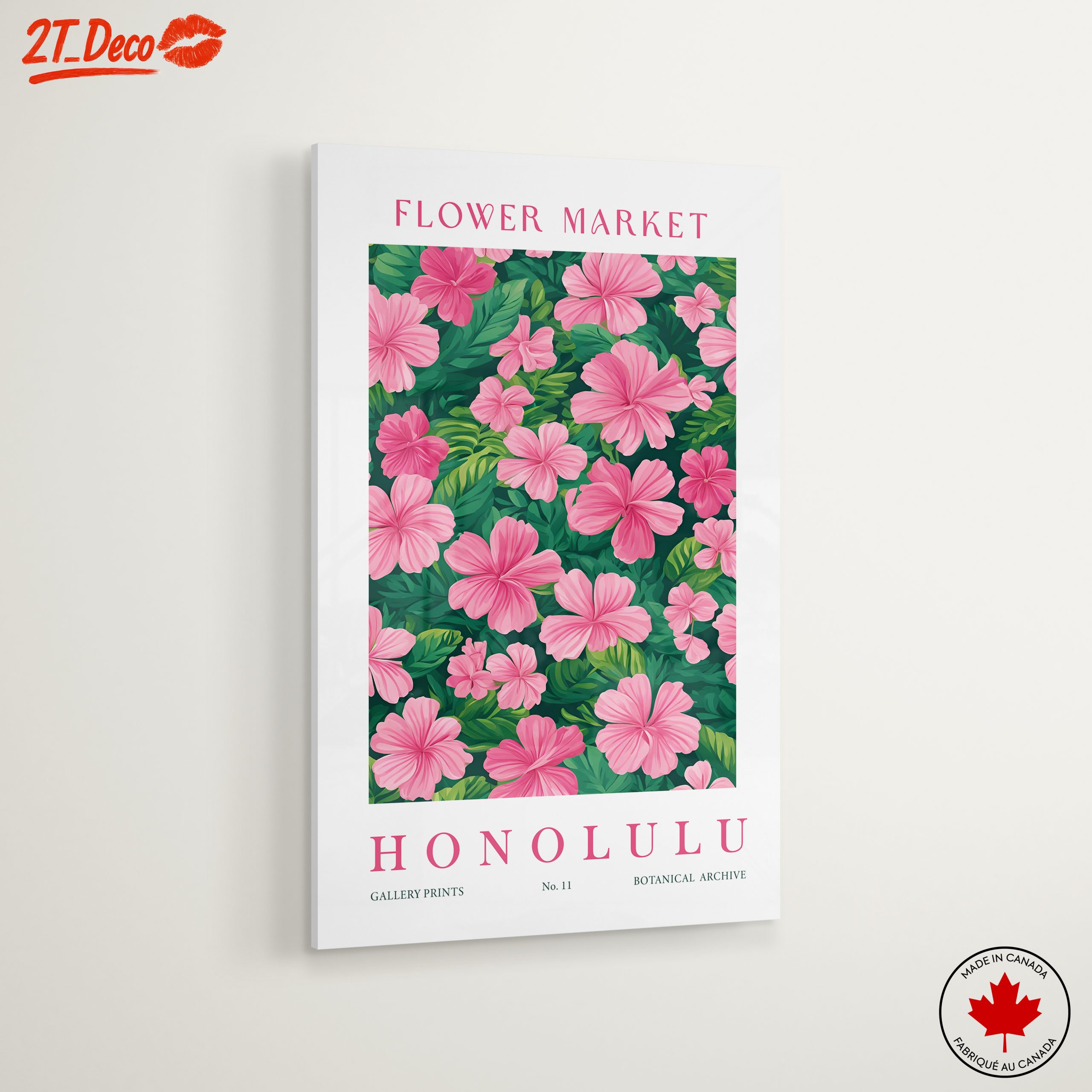 Vibrant Botanical Art Print Featuring Hibiscus - Image 6