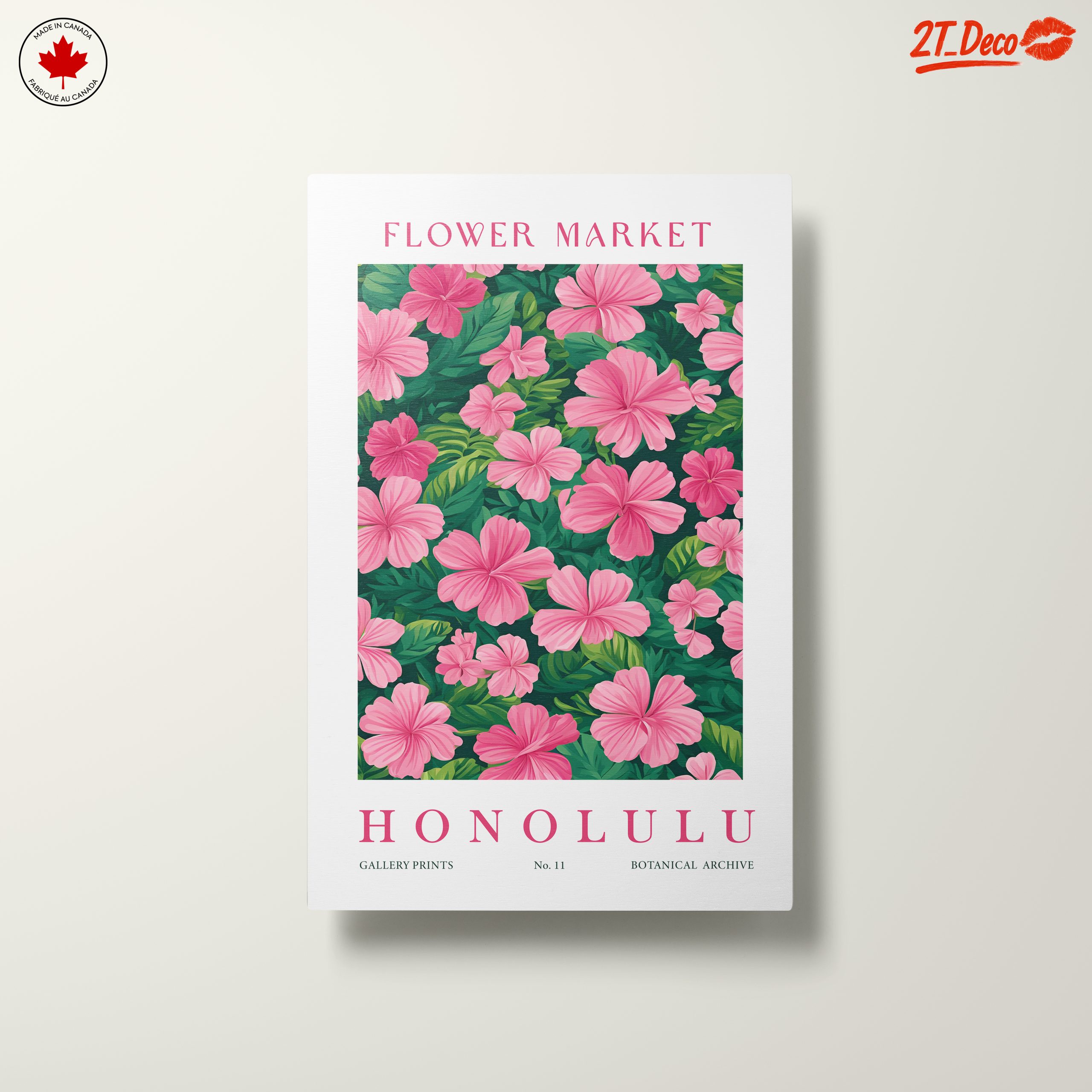 Vibrant Botanical Art Print Featuring Hibiscus - Image 10