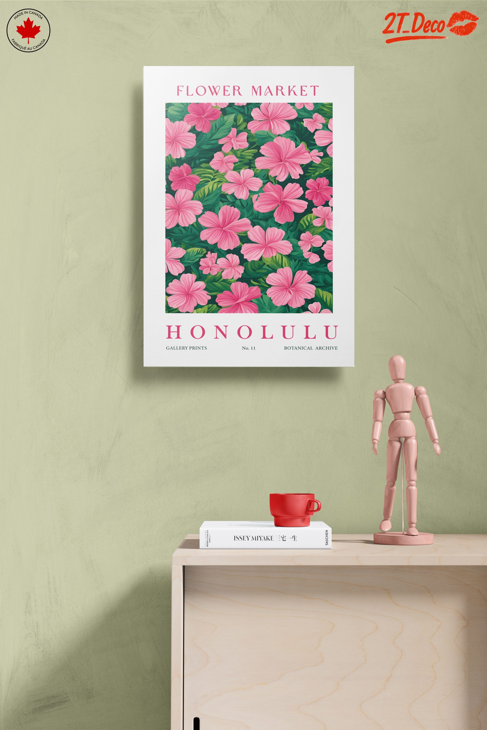 Vibrant Botanical Art Print Featuring Hibiscus - Image 14