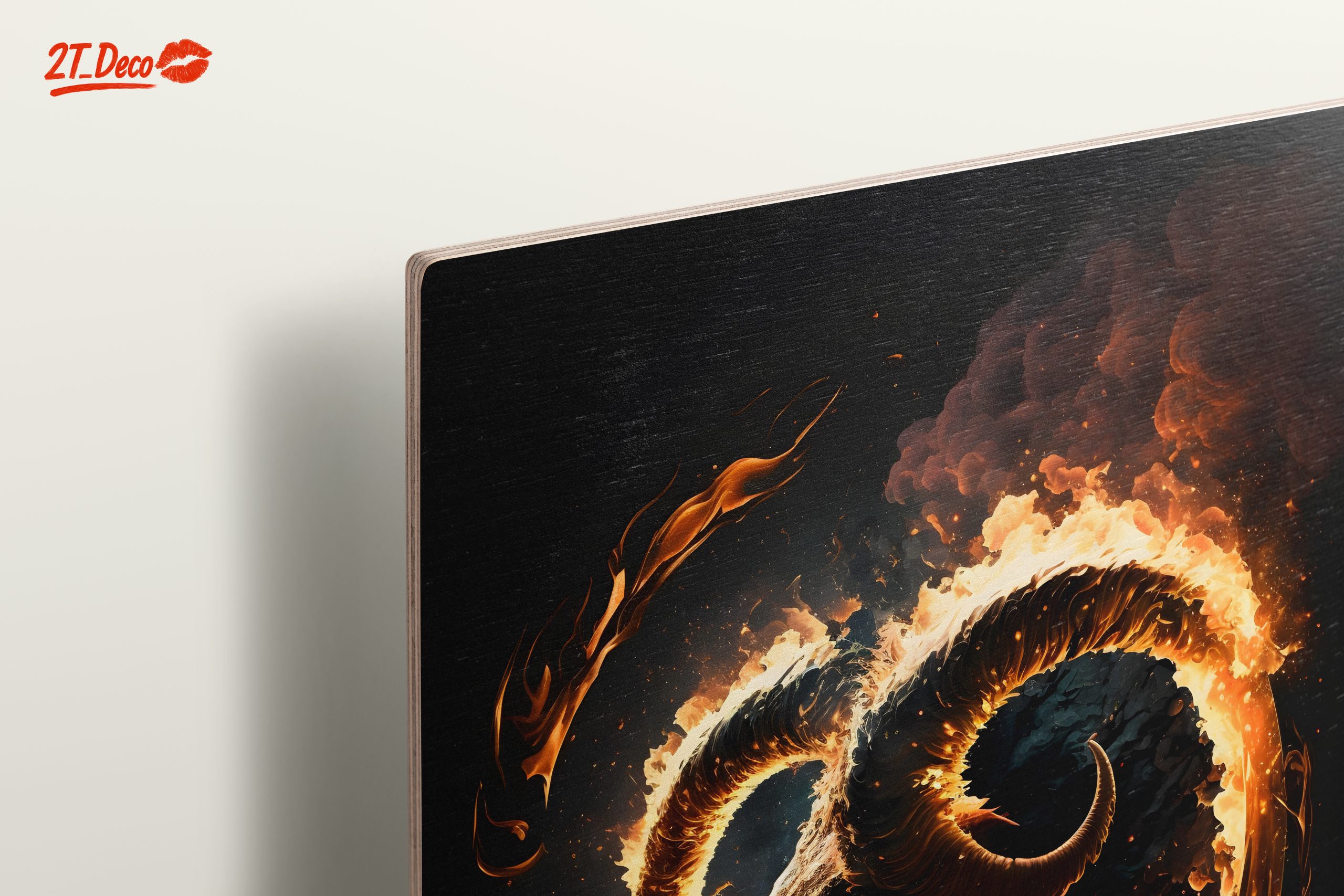 Flaming Ram Mythical Creature Art - Image 15