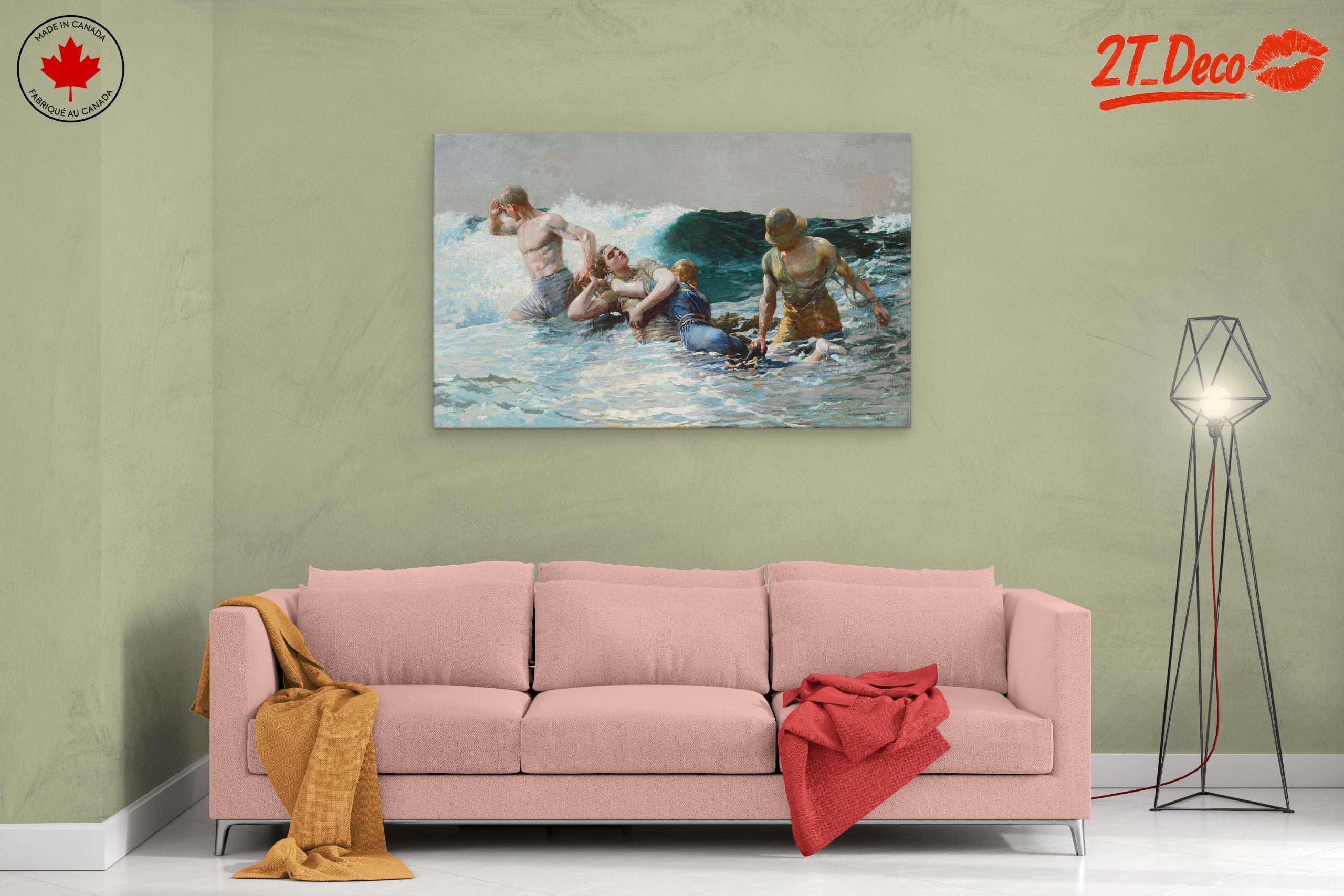 Dynamic Rescue Scene in Ocean Waves - Image 2