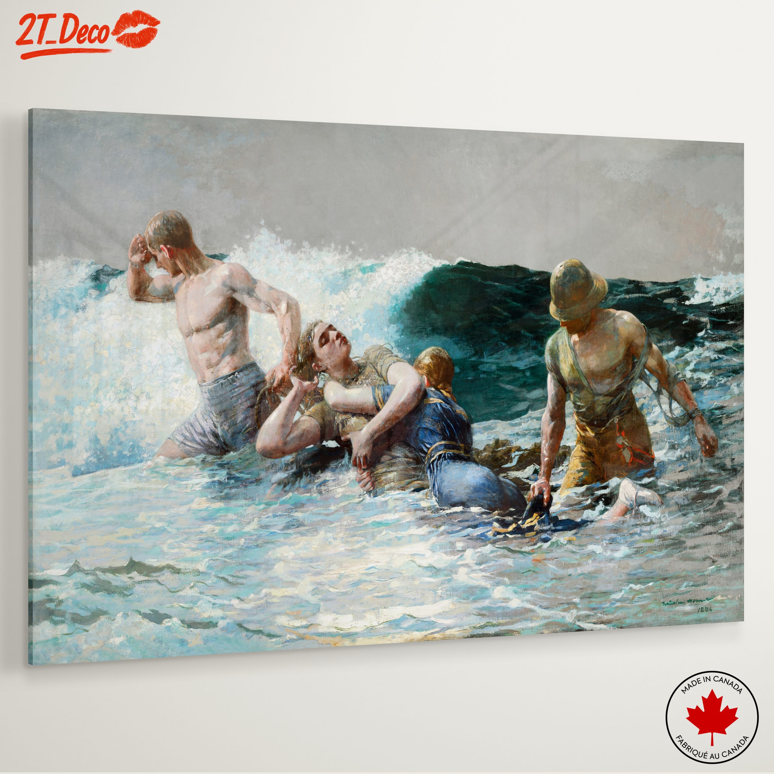 Dynamic Rescue Scene in Ocean Waves - Image 6
