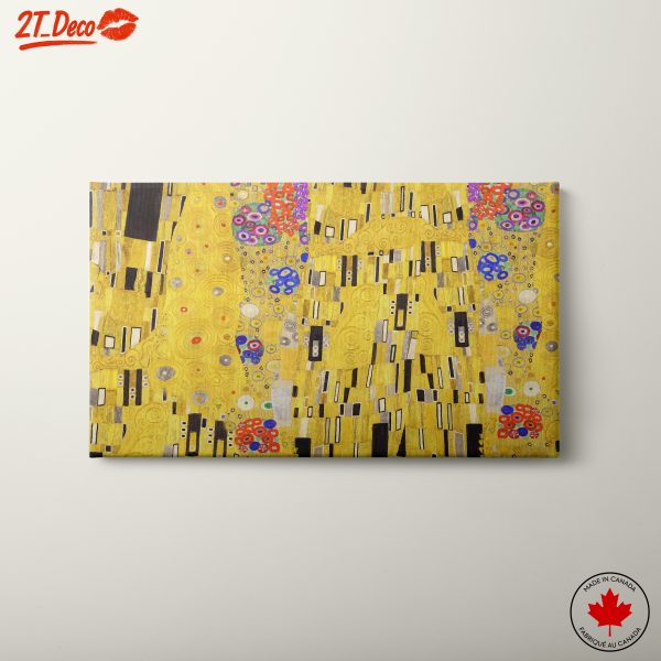 Vibrant Abstract Yellow and Colorful Shapes Art
