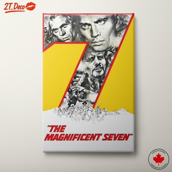The Magnificent Seven Classic Movie Poster Art