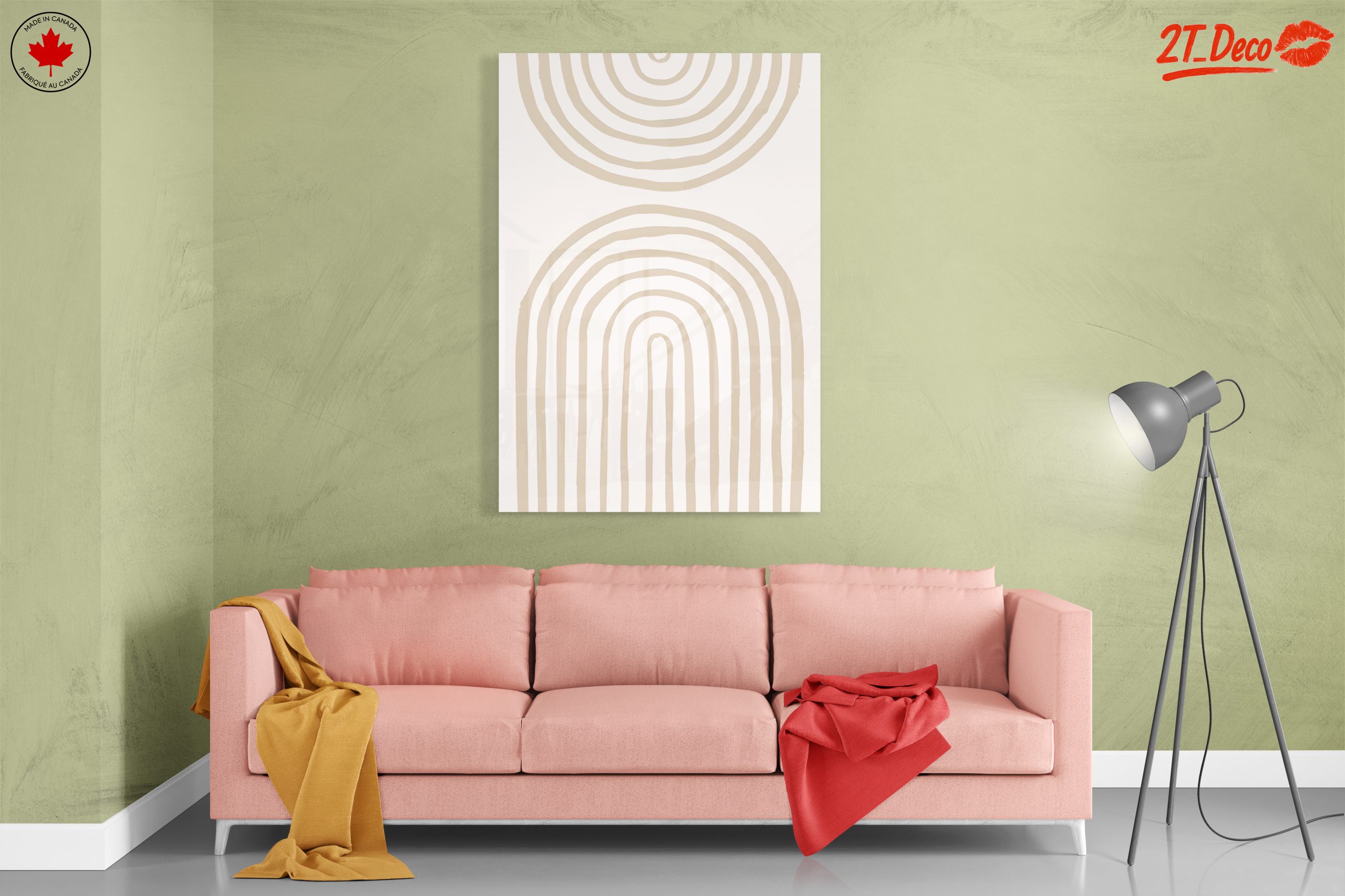 Geometric Patterns in Soft Tones - Image 7