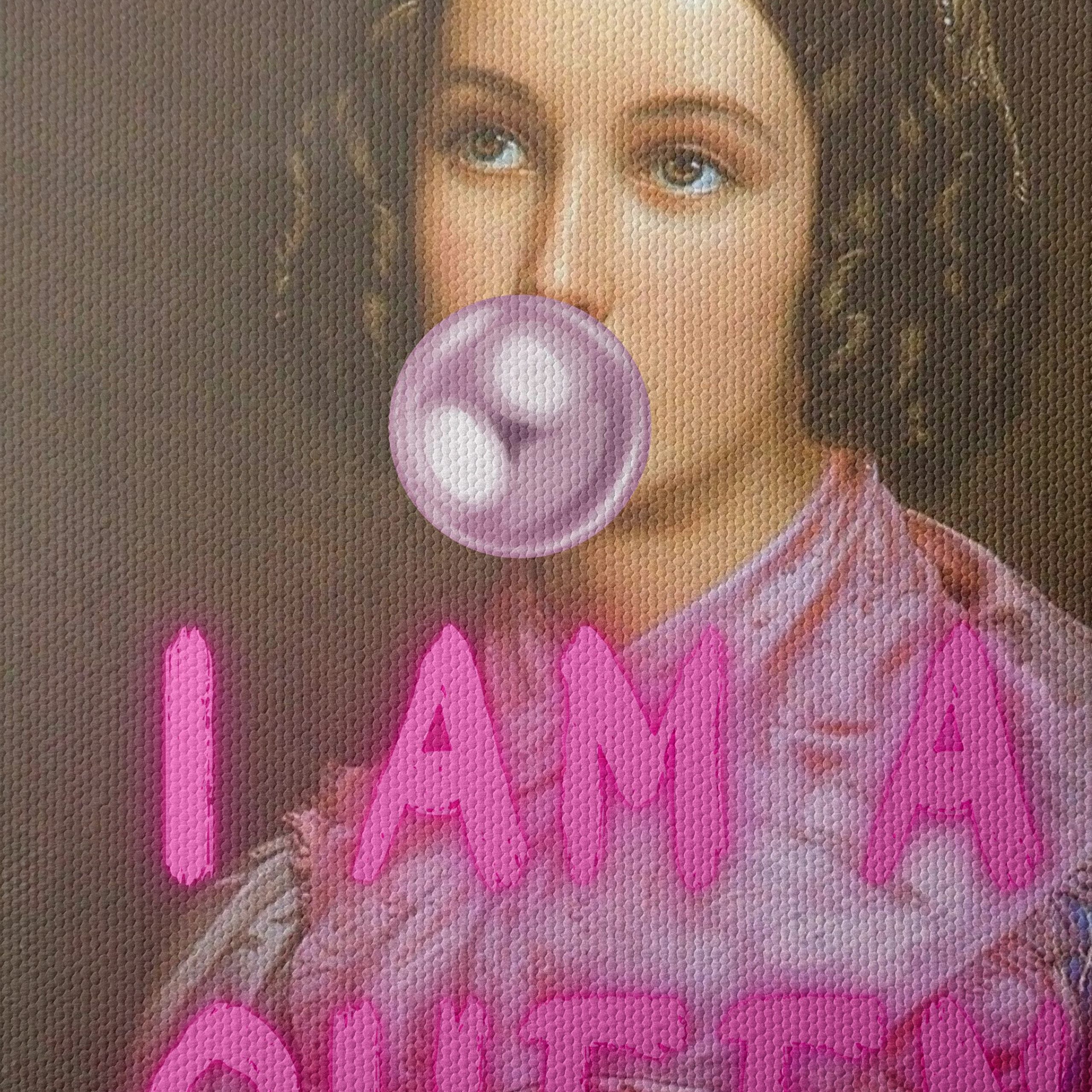 Contemporary Queen Character with Bubblegum - Image 4