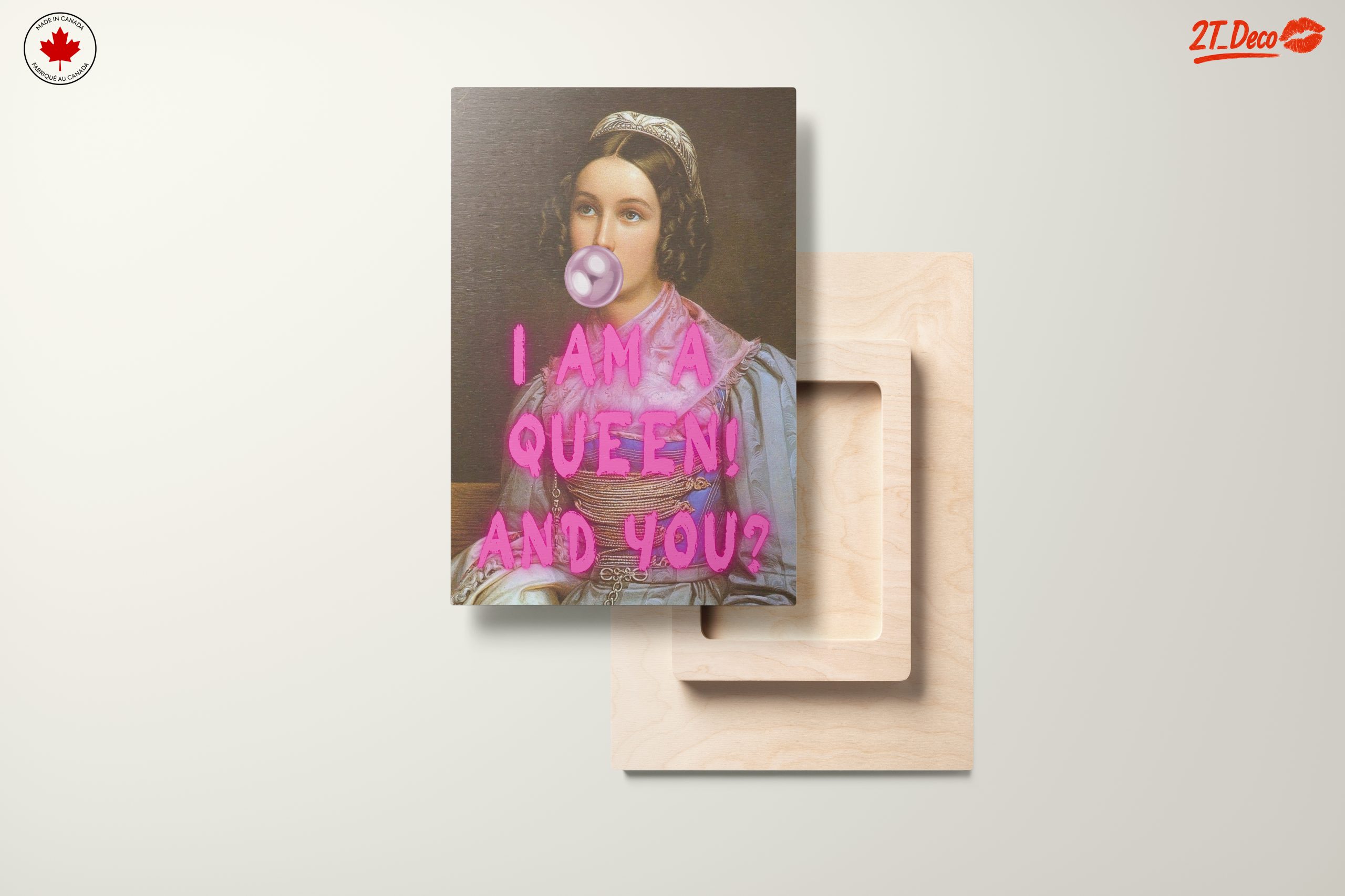 Contemporary Queen Character with Bubblegum - Image 11