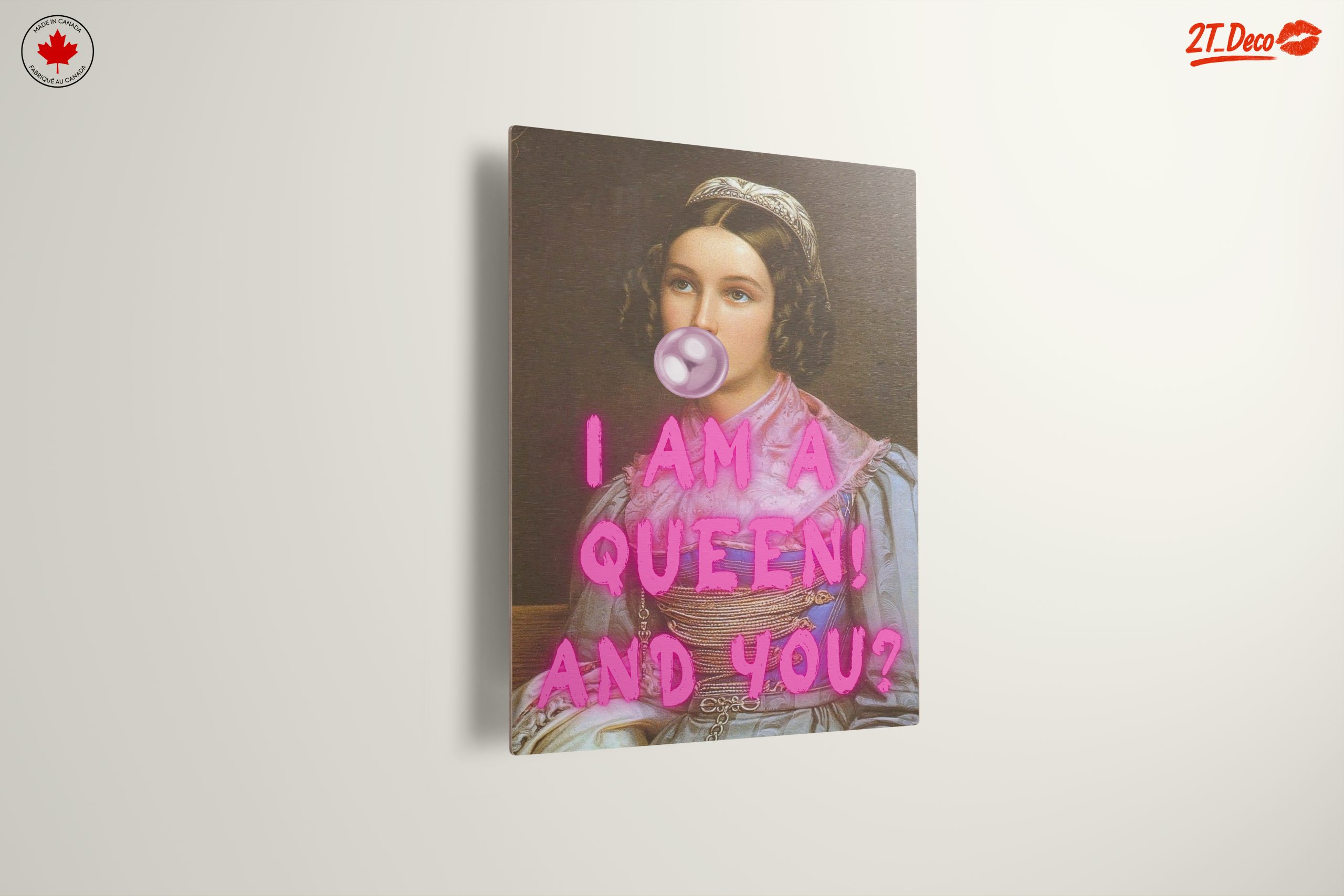 Contemporary Queen Character with Bubblegum - Image 13