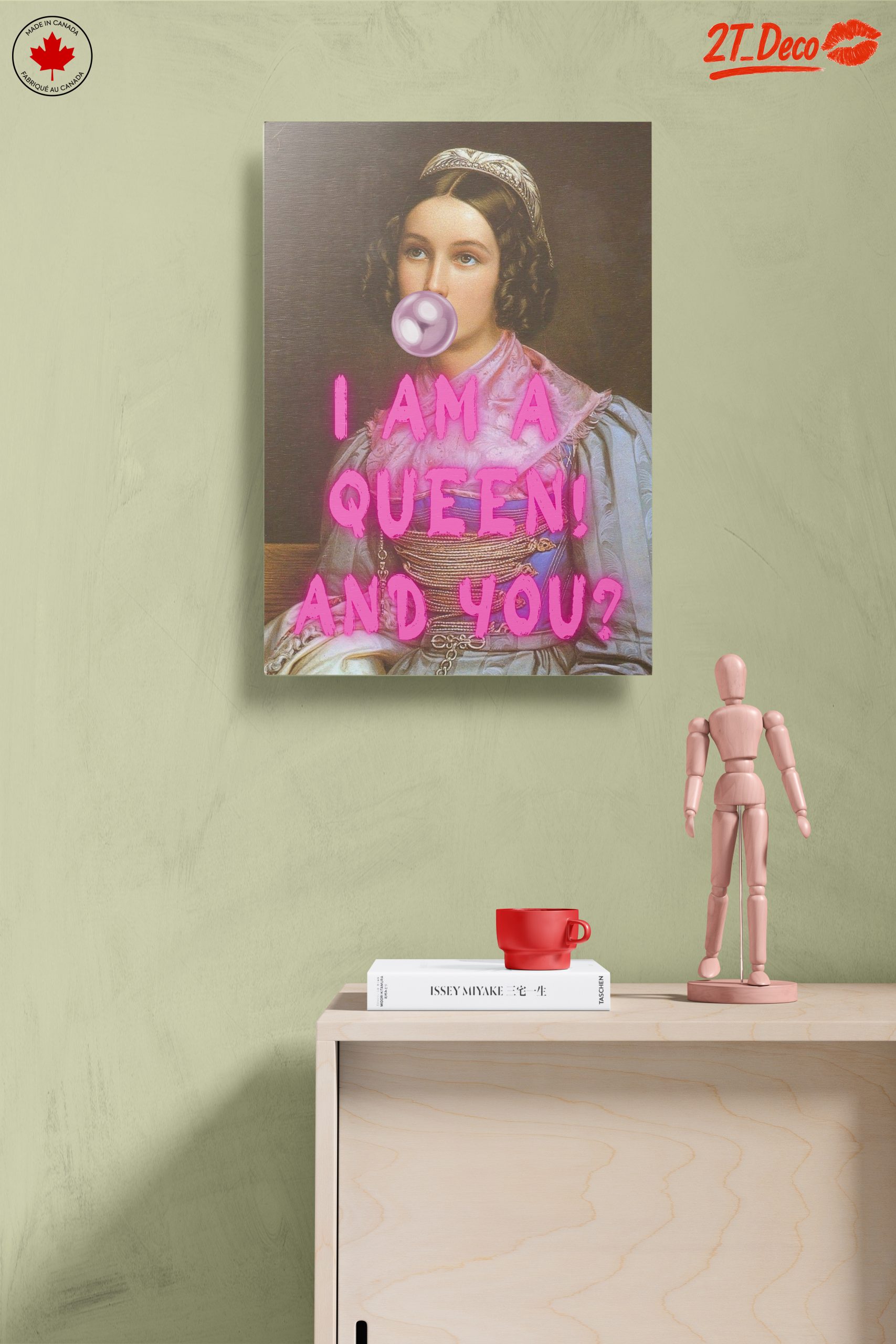 Contemporary Queen Character with Bubblegum - Image 14