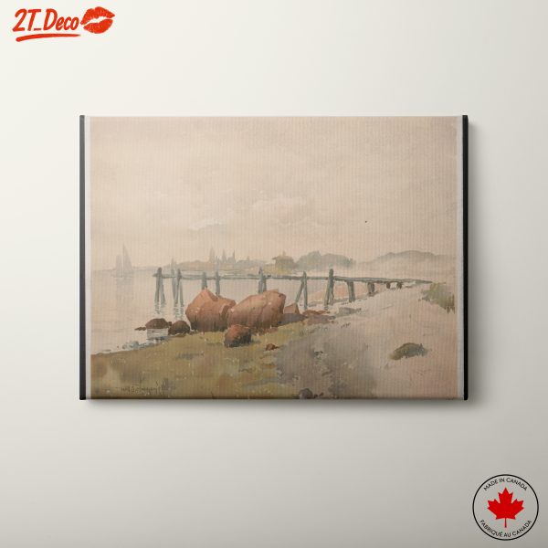Soft Abstract Coastal Landscape