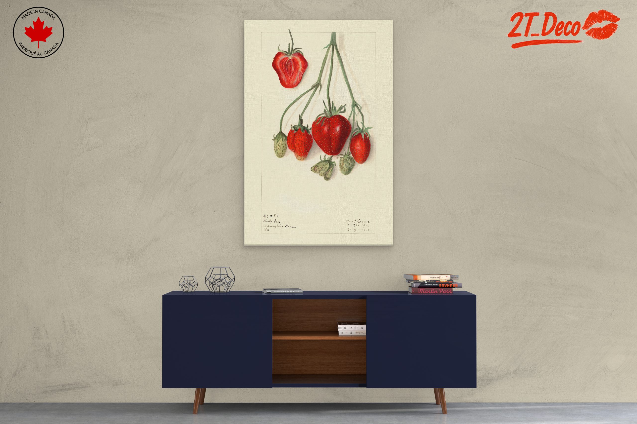 Stylized Strawberry Composition - Image 3