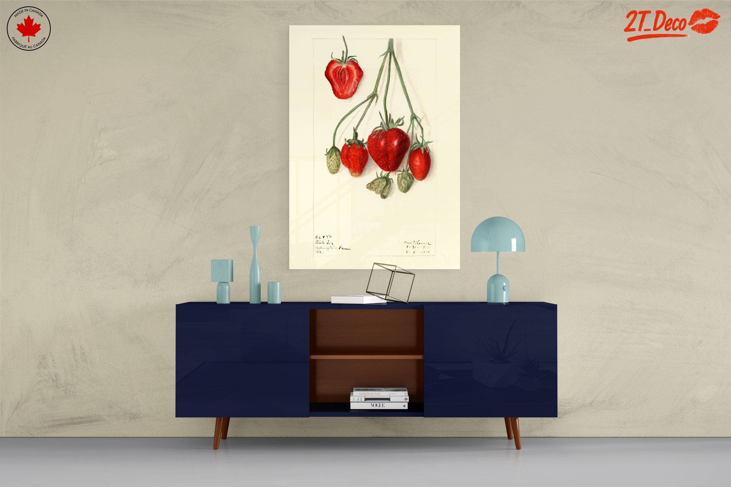 Stylized Strawberry Composition - Image 8