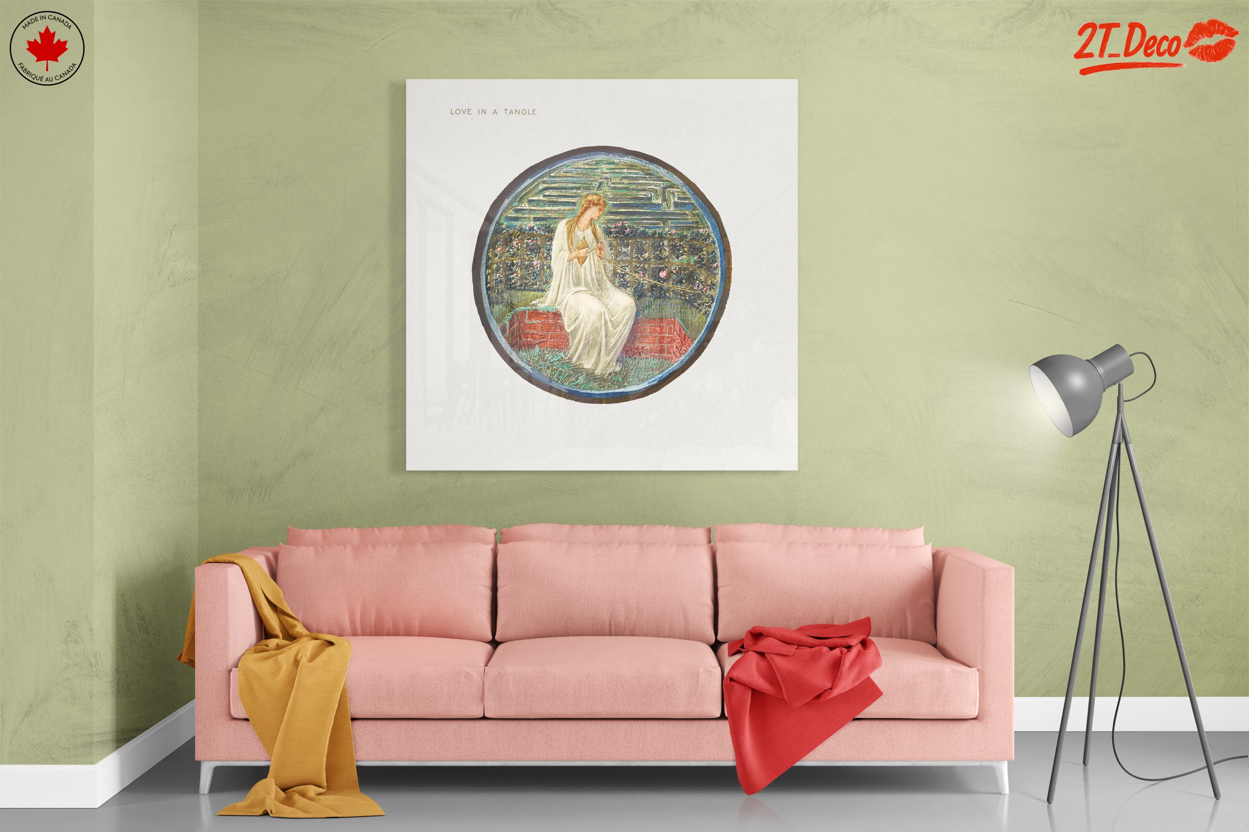 Love In A Tangle Artistic Print - Image 7
