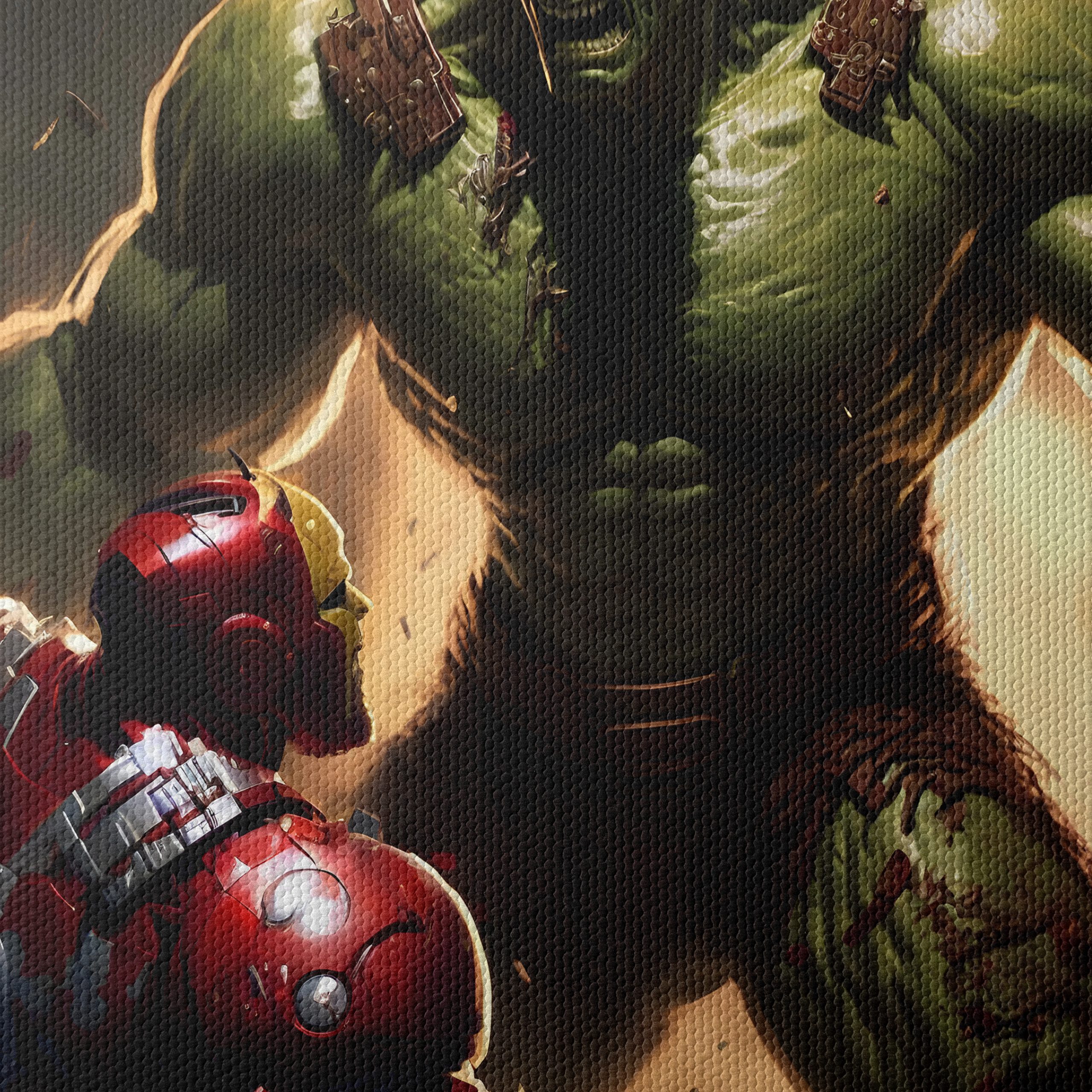 Dramatic Hulk and Iron Man Fight Scene - Image 4