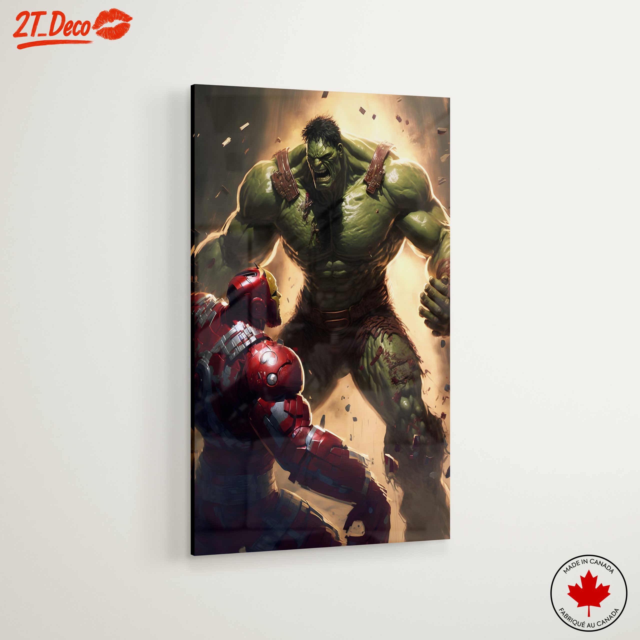 Dramatic Hulk and Iron Man Fight Scene - Image 6