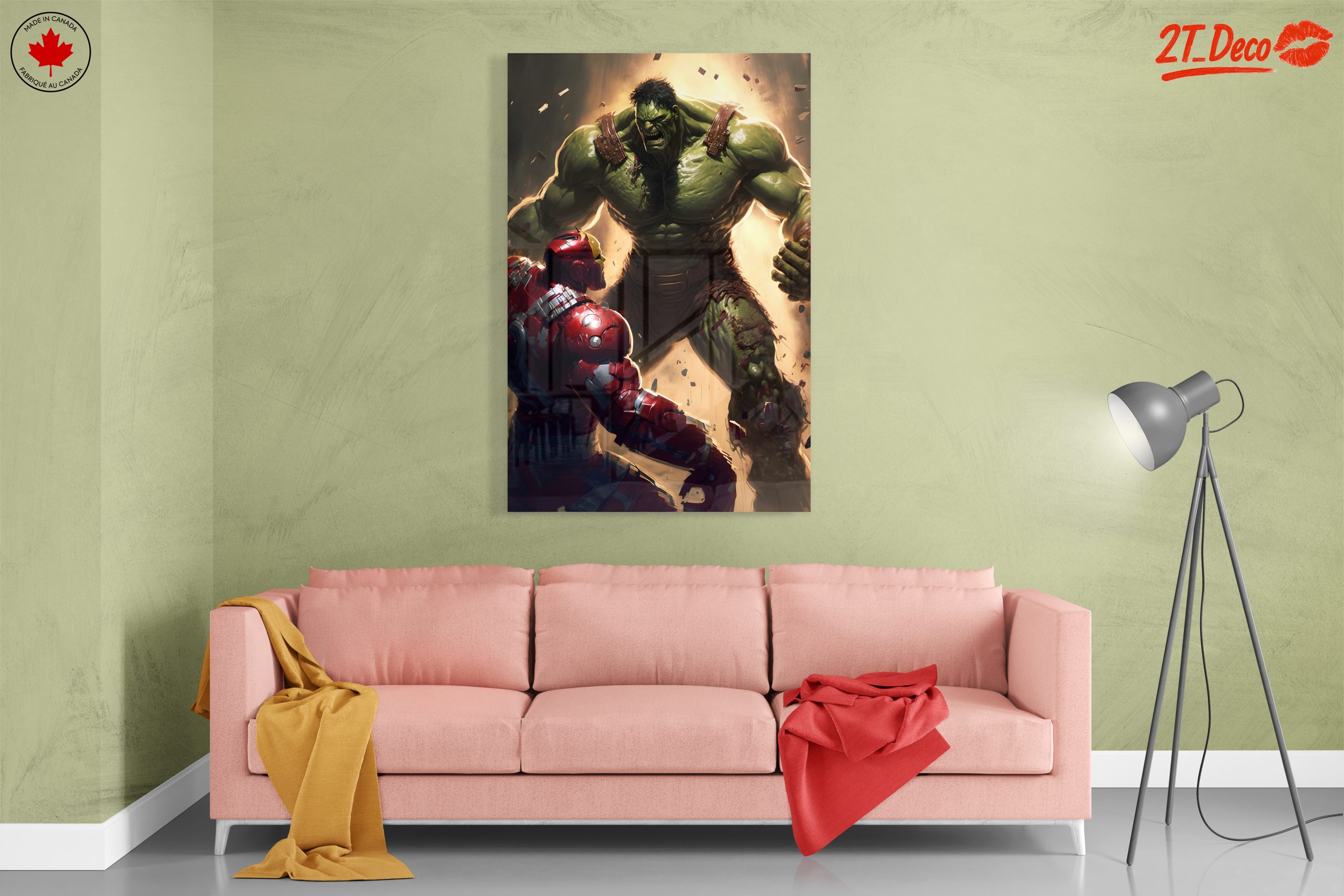 Dramatic Hulk and Iron Man Fight Scene - Image 7
