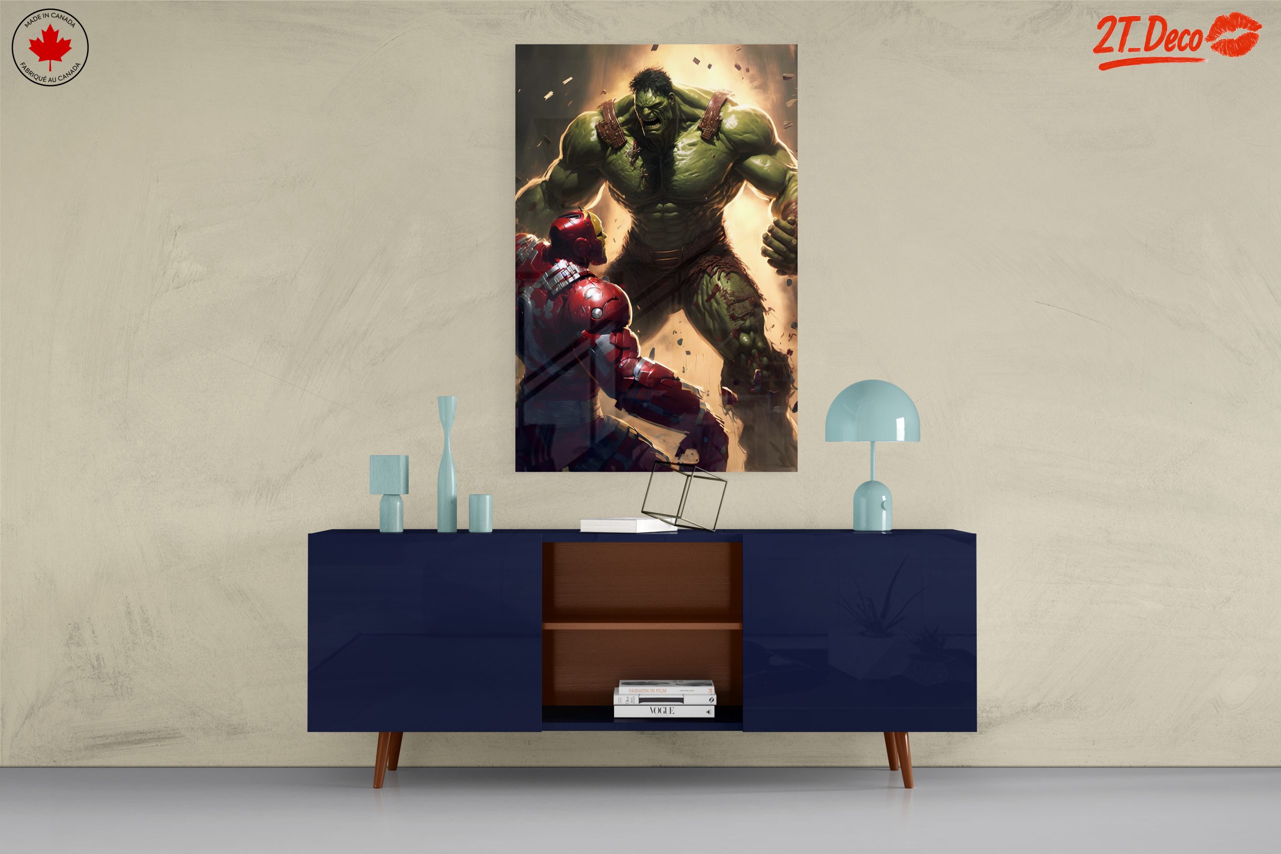 Dramatic Hulk and Iron Man Fight Scene - Image 8