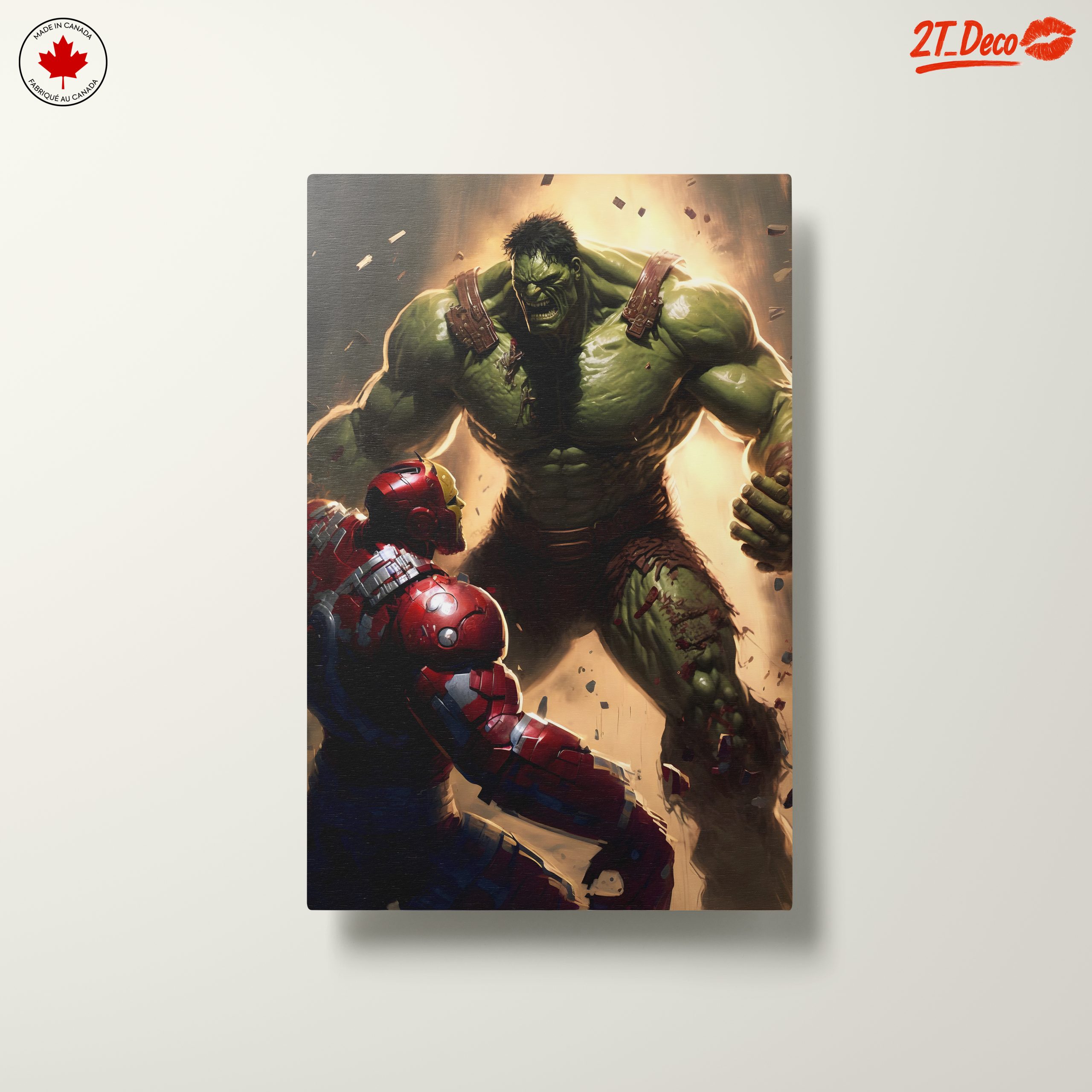 Dramatic Hulk and Iron Man Fight Scene - Image 10