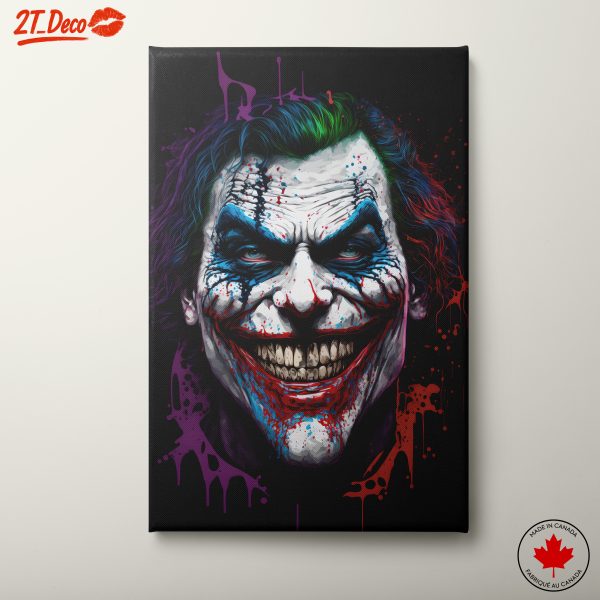 Joker Character Art with Bold Colors 2