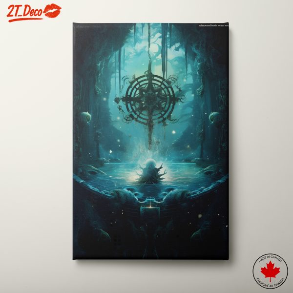 Enigmatic Mystical Underwater Scene