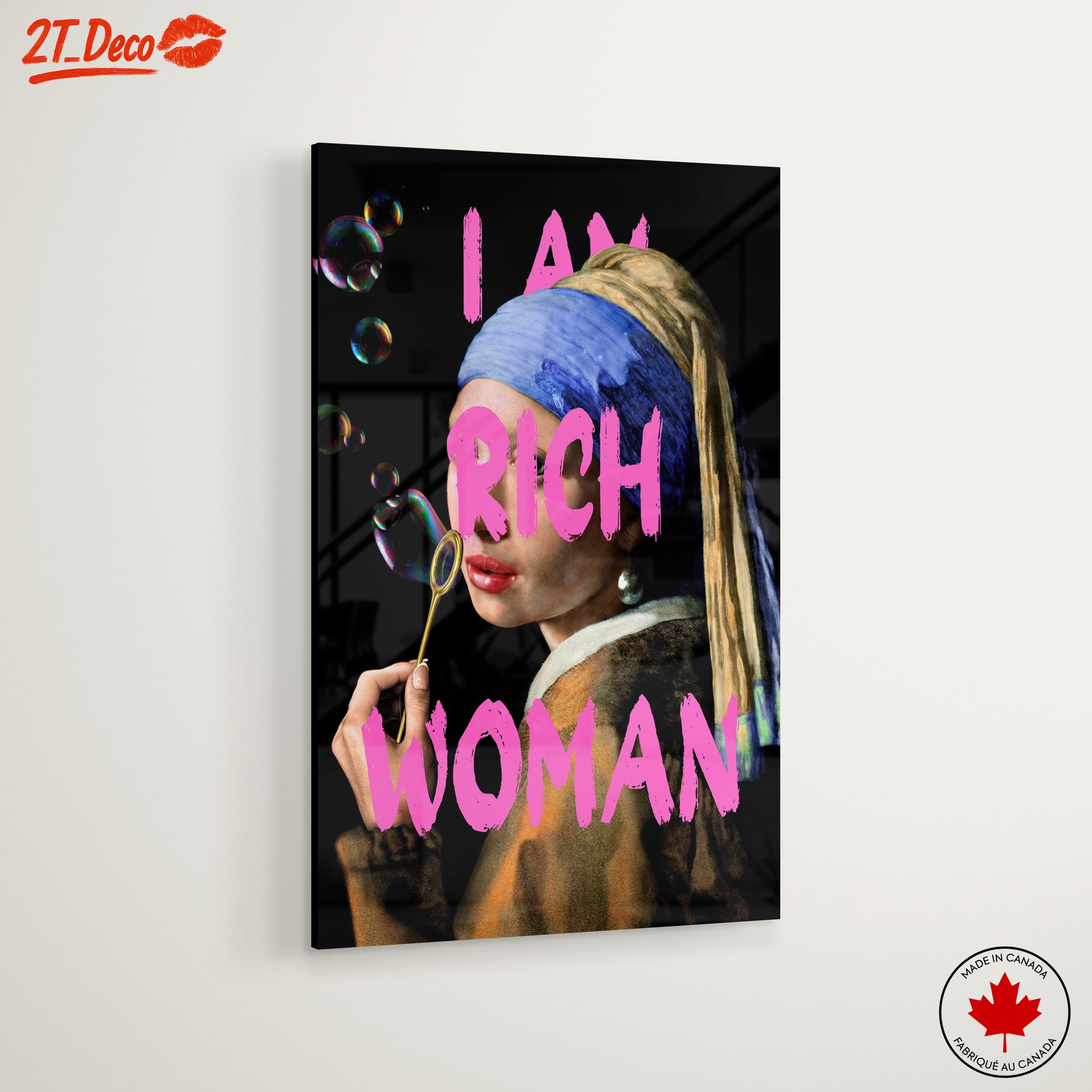 Bold Contemporary Iconic Artwork Featuring a Rich Woman - Image 6